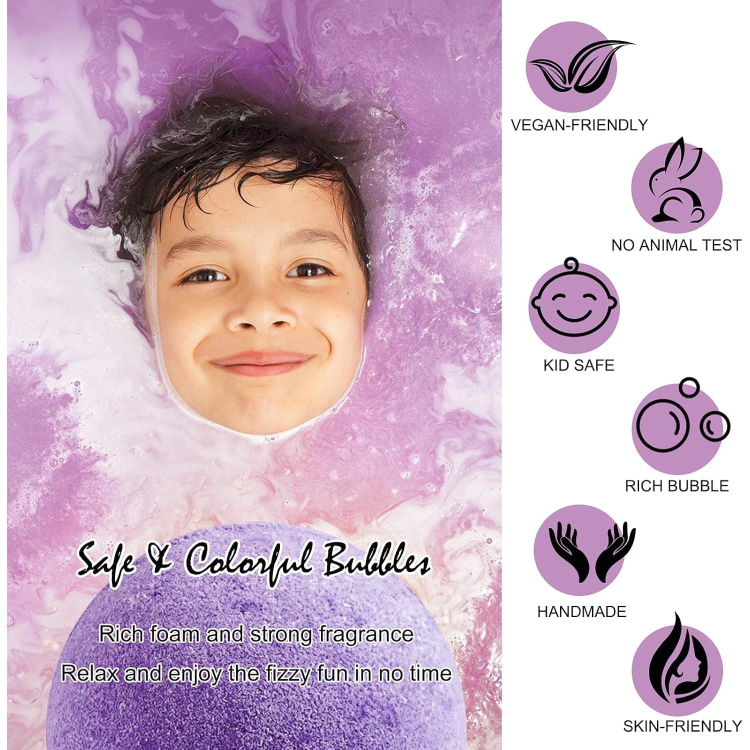 Set de 12 Bombas de Baño Orgánicas BOENFU - Regalo Relajante