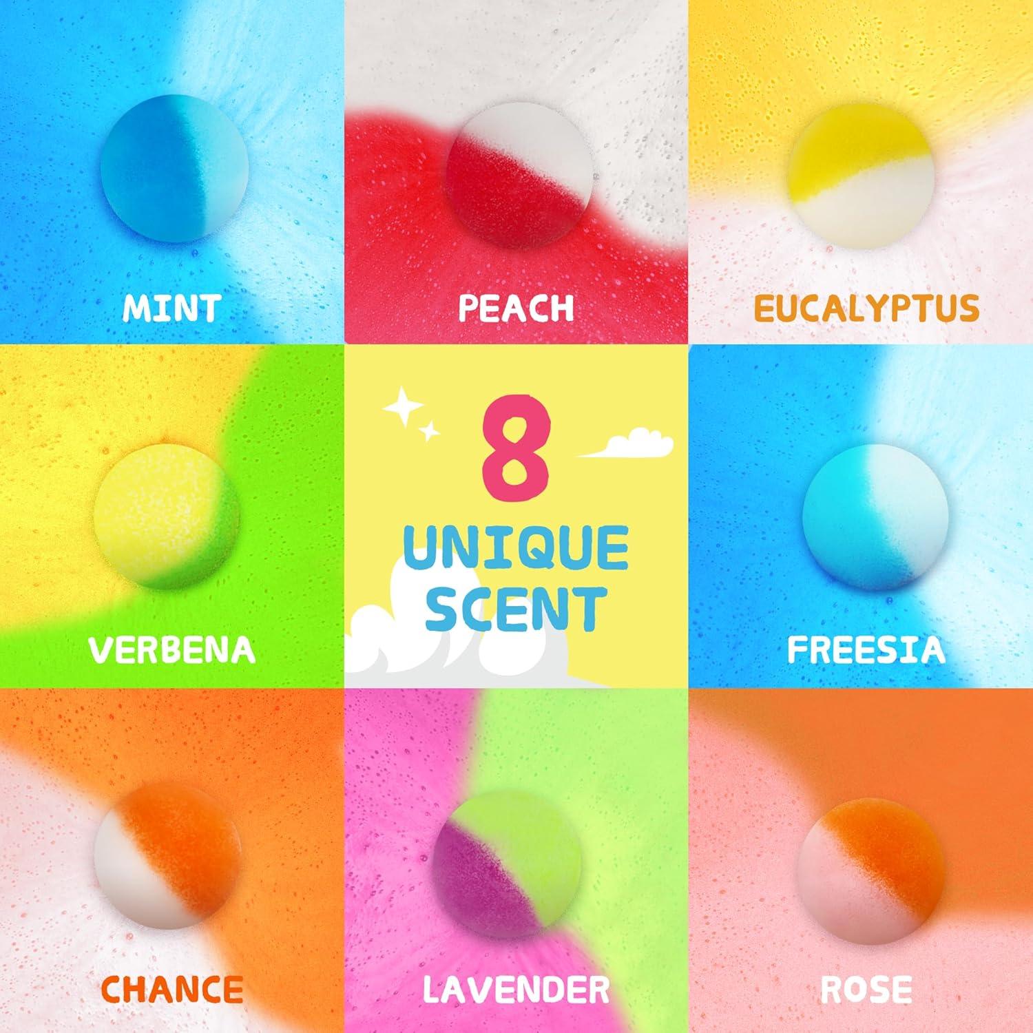 Bombas de Baño para Niños Yekery 30 PCS con Juguete Sorpresa