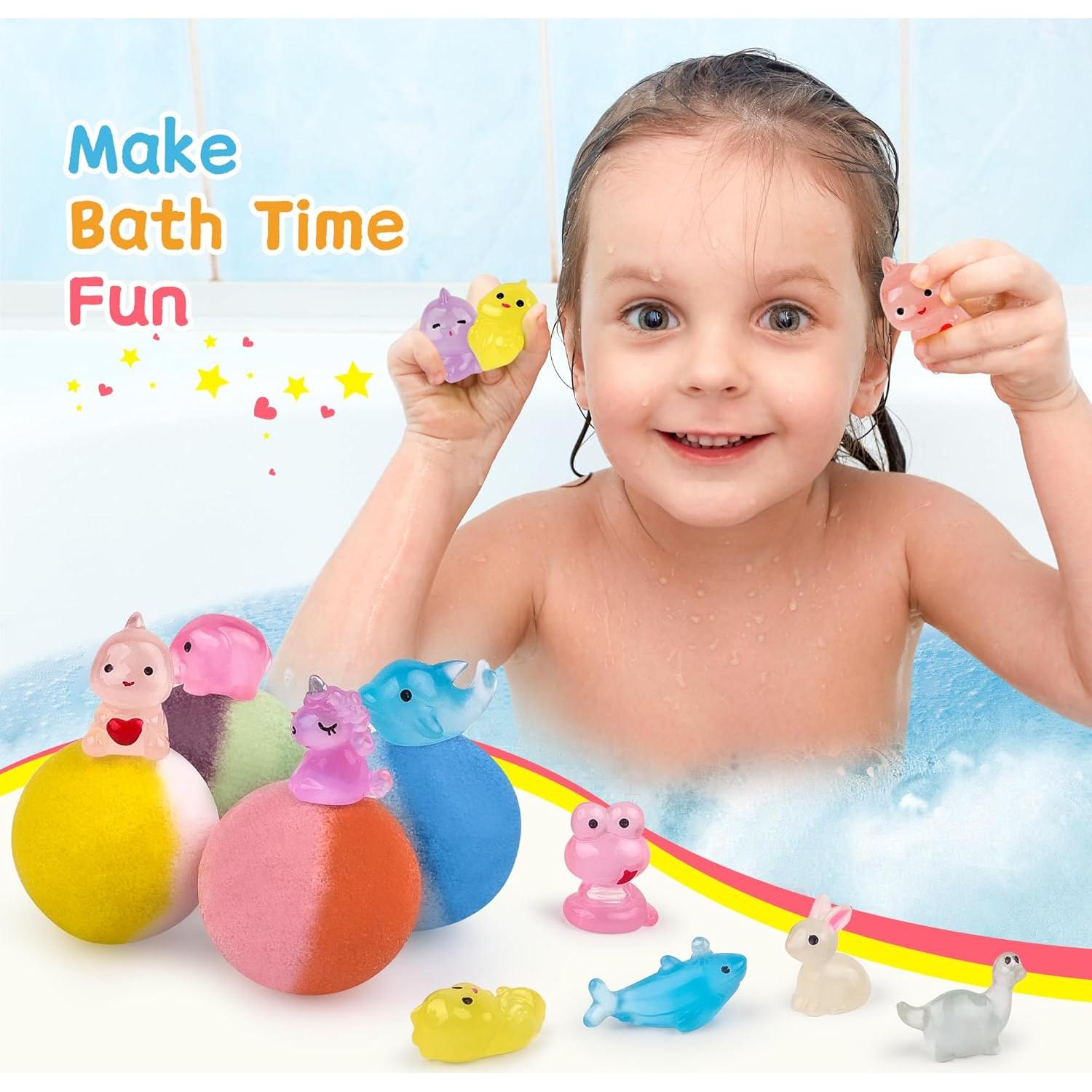 Bombas de Baño para Niños Yekery 30 PCS con Juguete Sorpresa