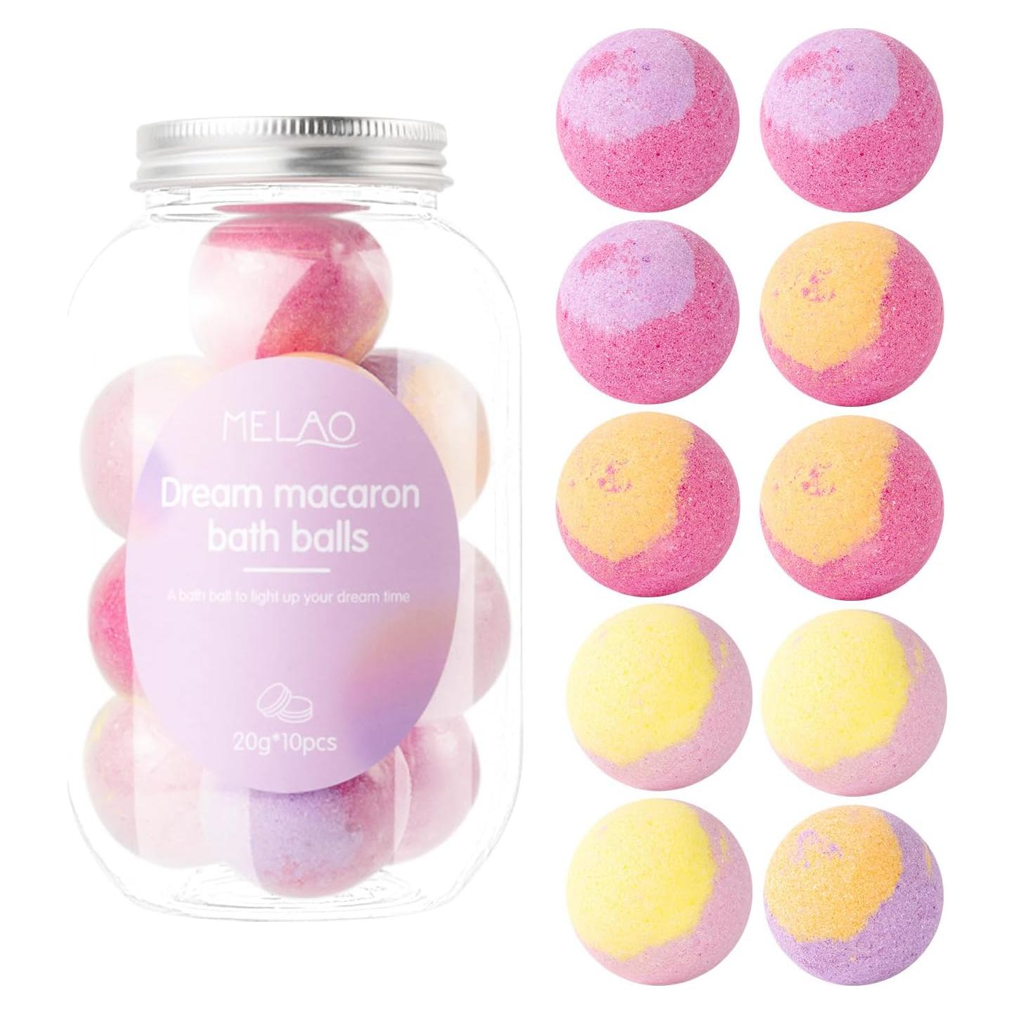 Set de 10 Bombas de Baño Aromáticas Fumgranth - Rosa