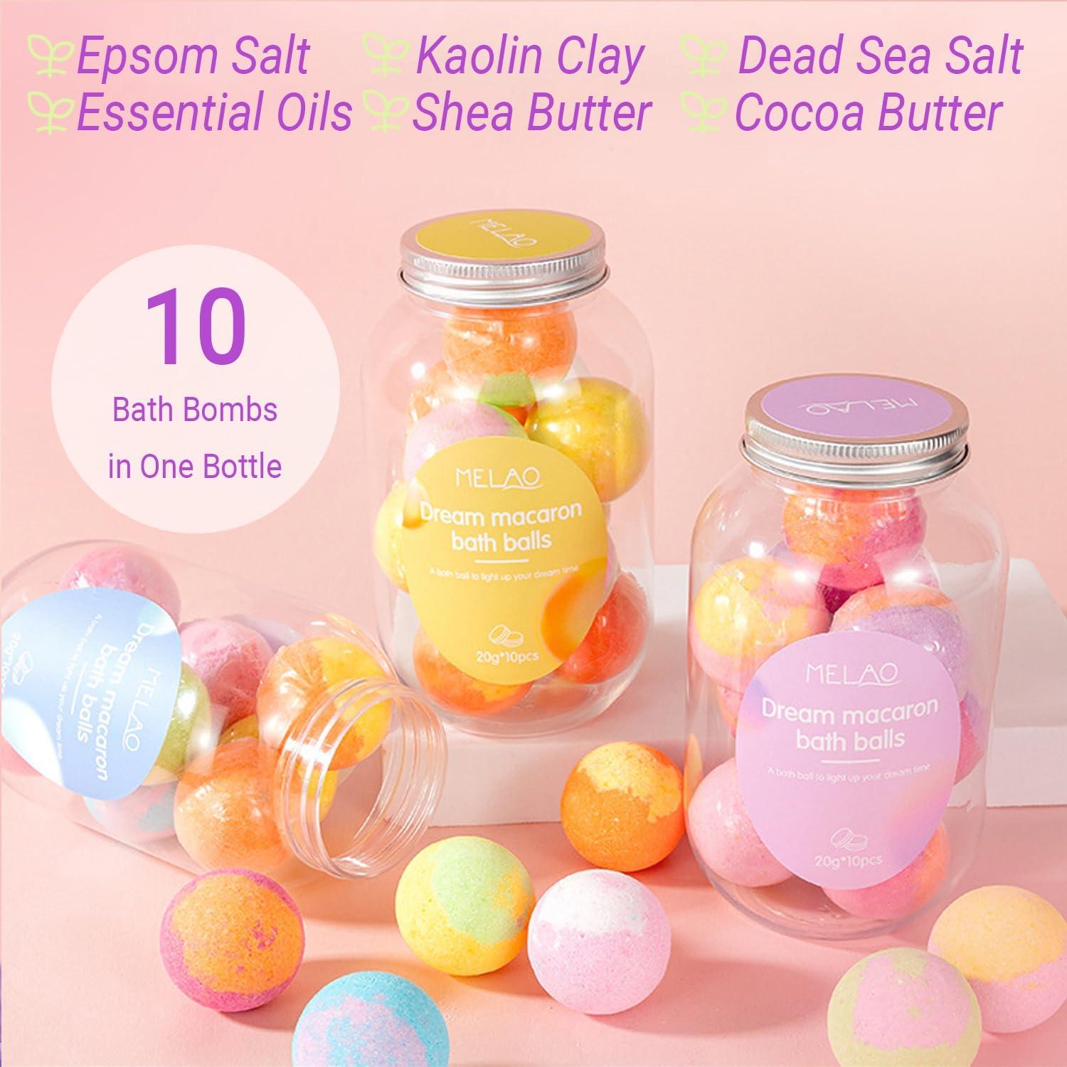 Set de 10 Bombas de Baño Aromáticas Fumgranth - Rosa