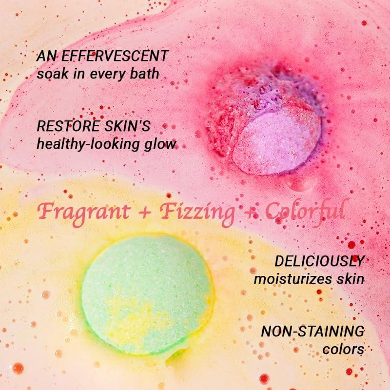 Set de 10 Bombas de Baño Aromáticas Fumgranth - Rosa