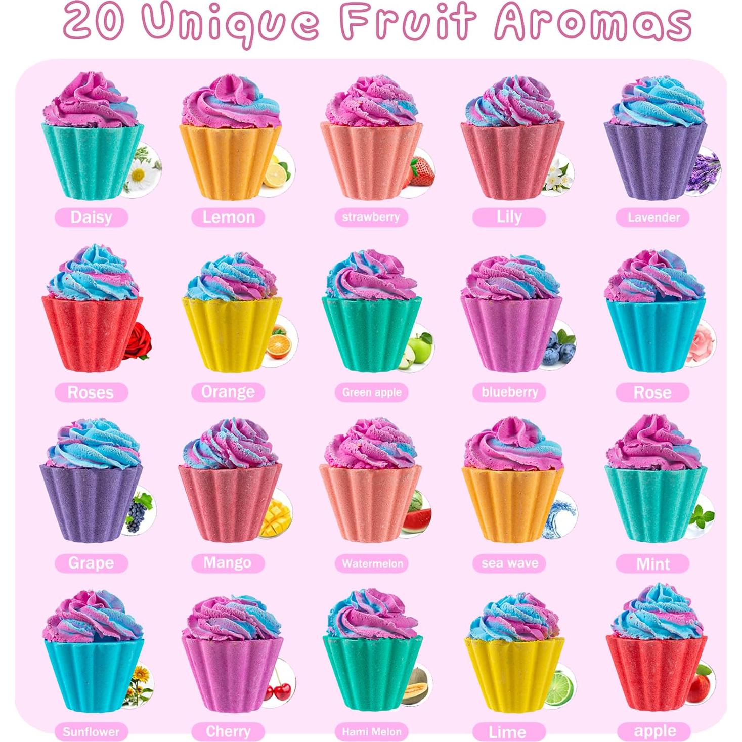 Bombas de Baño Espumosas Kims Cosiart con Sorpresa Unicornio - 20 Unidades