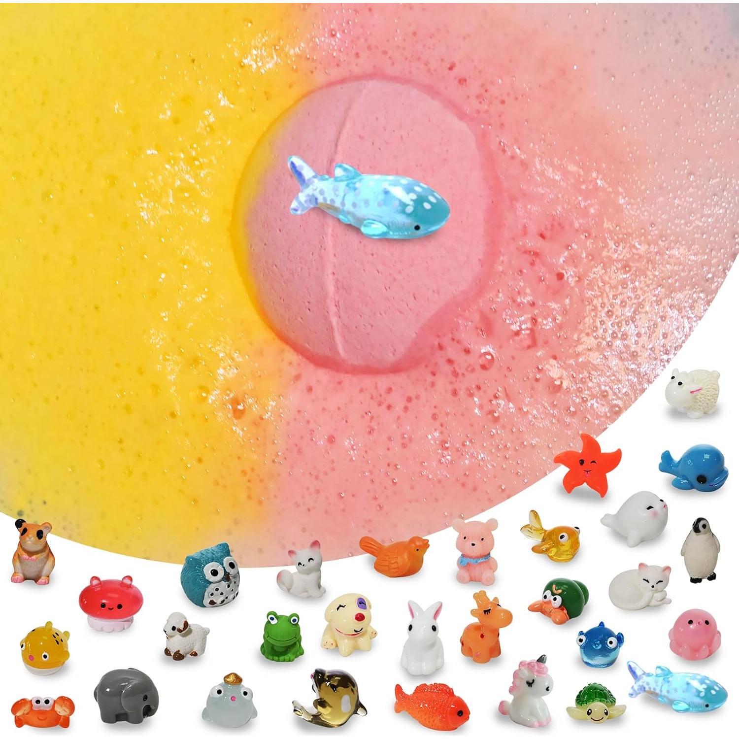 Set de 30 Bombas de Baño Excalla con Juguetes Sorpresa