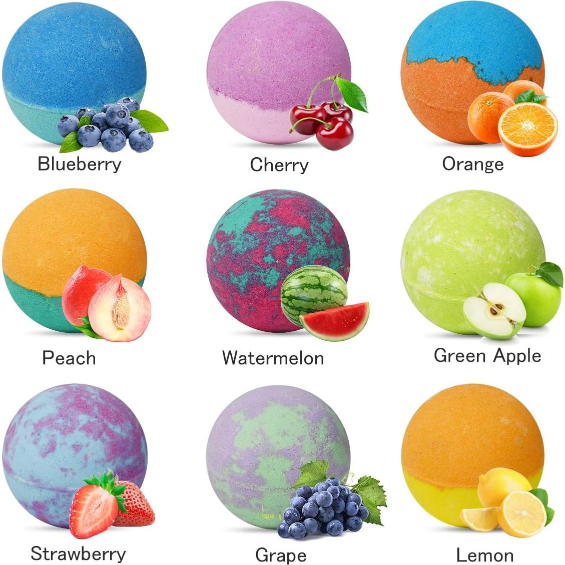 Set de 9 Bombas de Baño Excalla con Juguetes Sorpresa