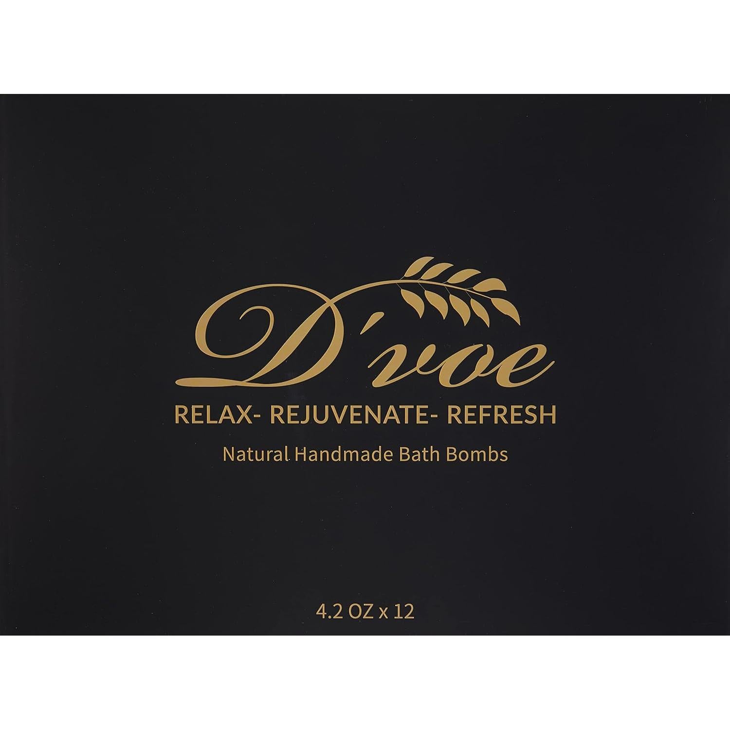 Juego de Bombas de Baño D'Voe 12 Pcs 99g Naturales Aromas