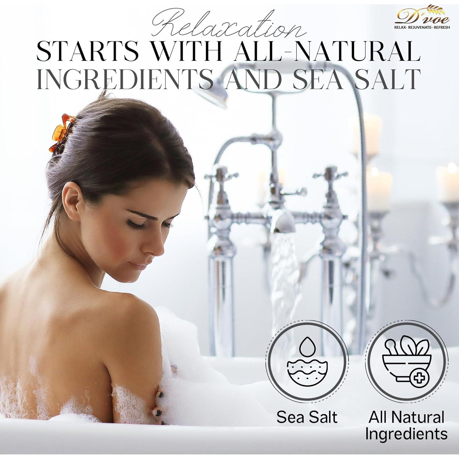 Juego de Bombas de Baño D'Voe 12 Pcs 99g Naturales Aromas