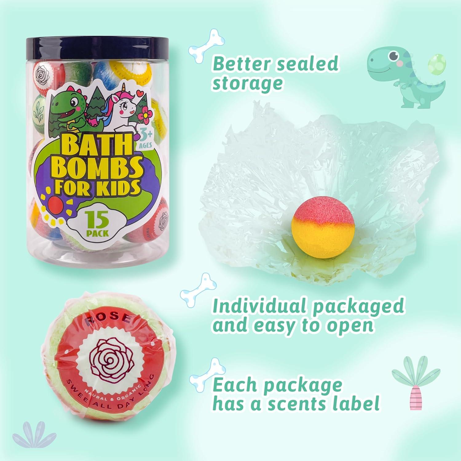 Set de 15 Bombas de Baño Sorpresa JunduoeR - Aromas Naturales