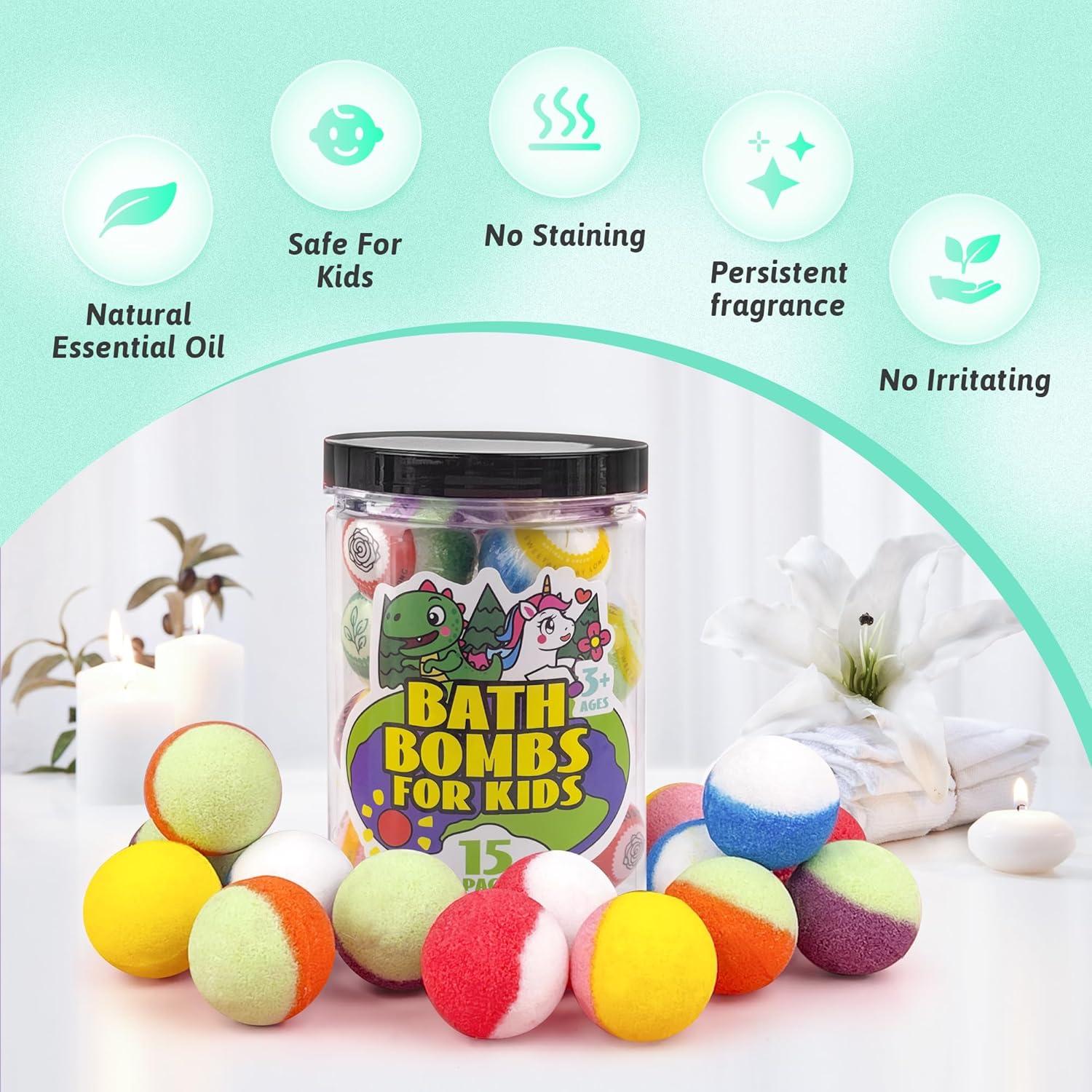 Set de 15 Bombas de Baño Sorpresa JunduoeR - Aromas Naturales