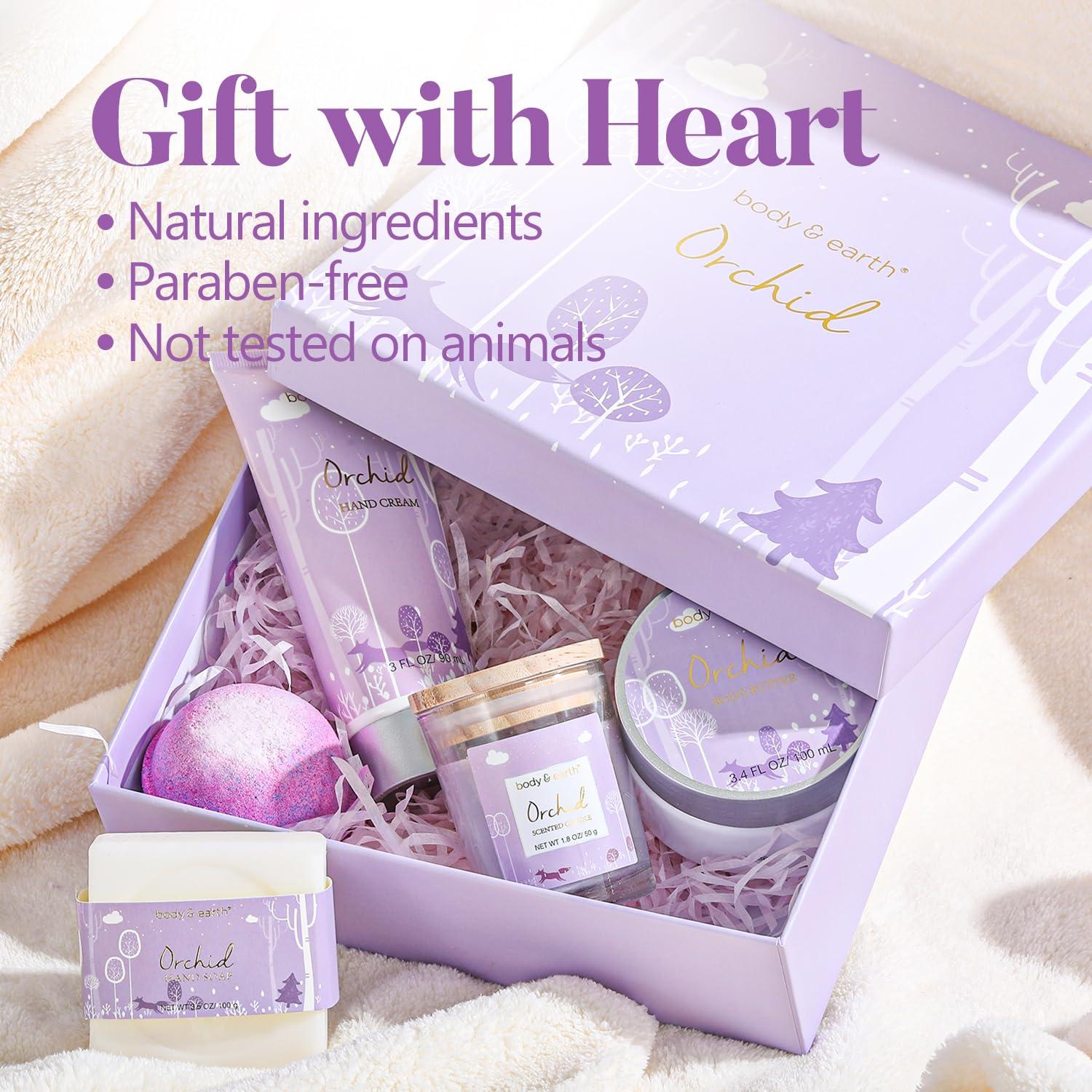 Juego de Regalo de Spa 5 Pcs Body & Earth Orquídea