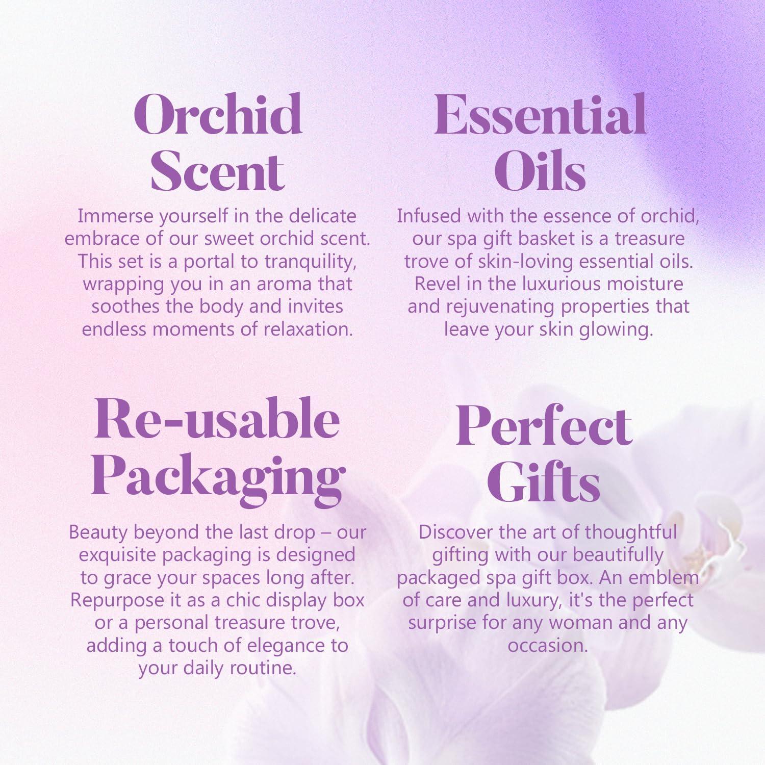 Juego de Regalo de Spa 5 Pcs Body & Earth Orquídea