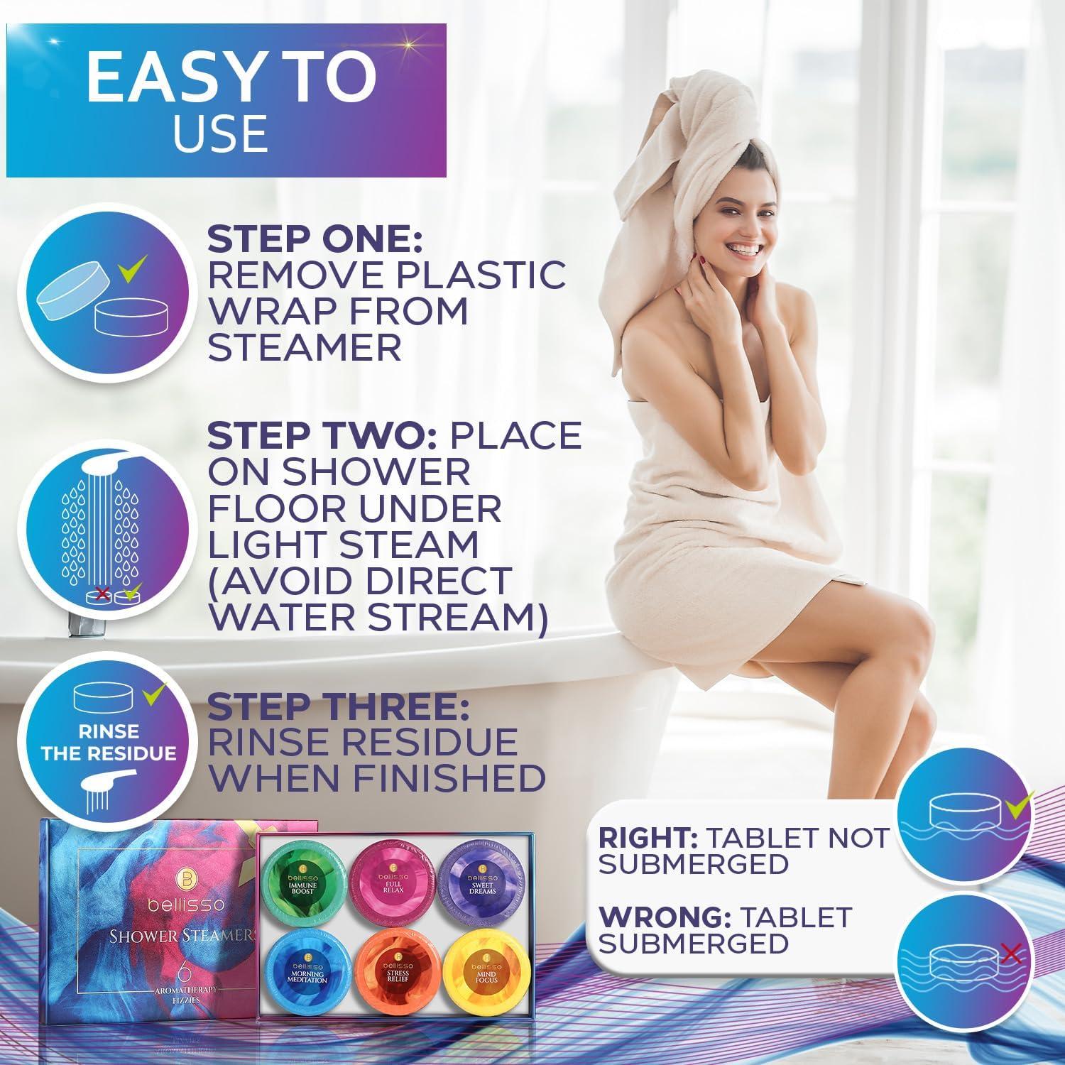 Juego de Pastillas de Vapor de Aromaterapia Bellisso - 6 Aromas