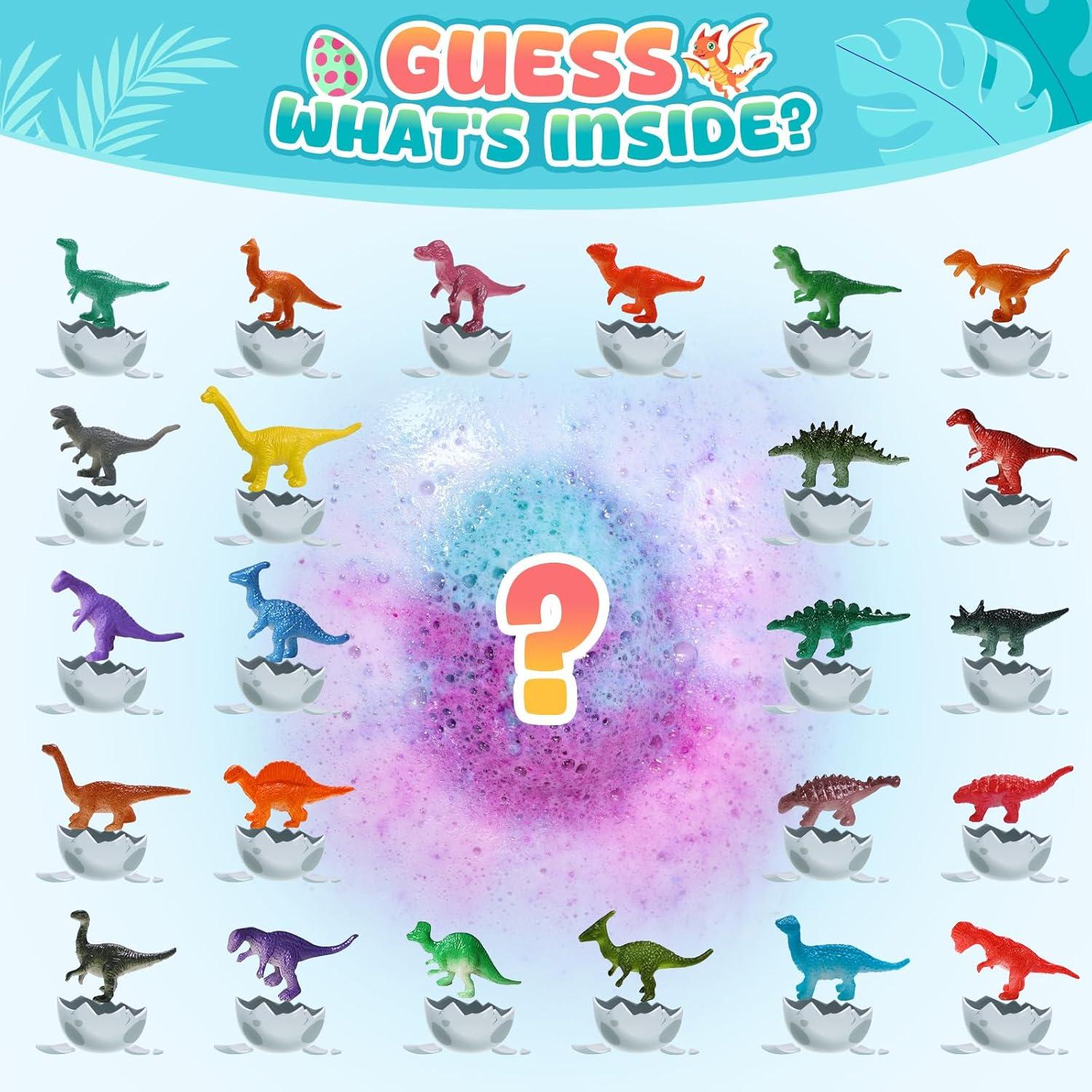 Set de 9 Bolas de Baño de Dinosaurio Bofuoos - Regalo Divertido