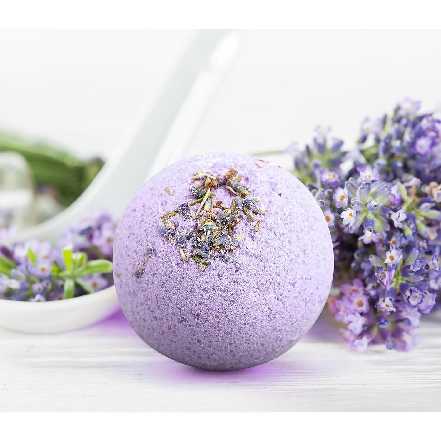 Kit de Spa Hecho a Mano Ufeekare 7 Piezas Aroma Lavanda