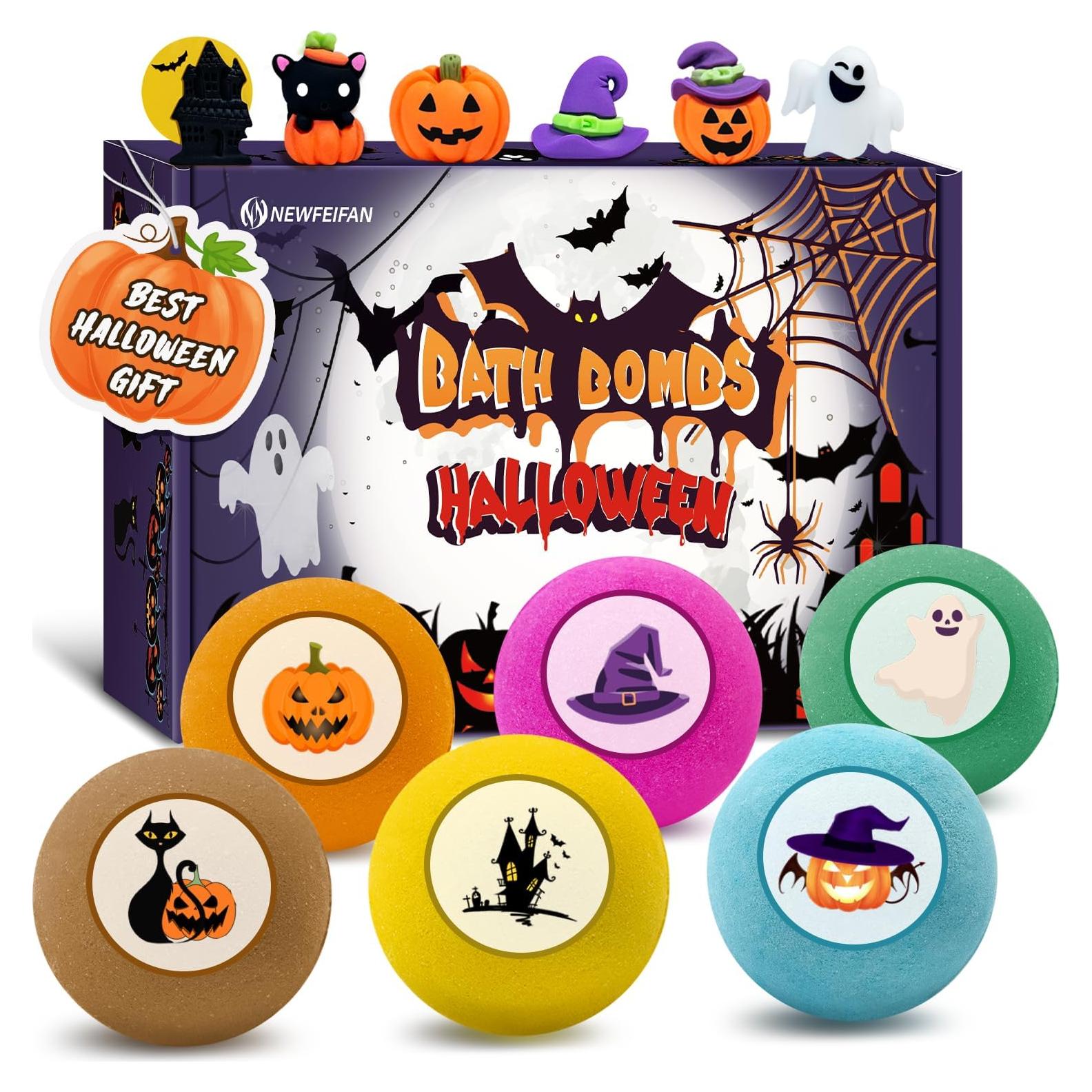 Set de 6 Bombas de Baño Halloween con Juguetes Sorpresa