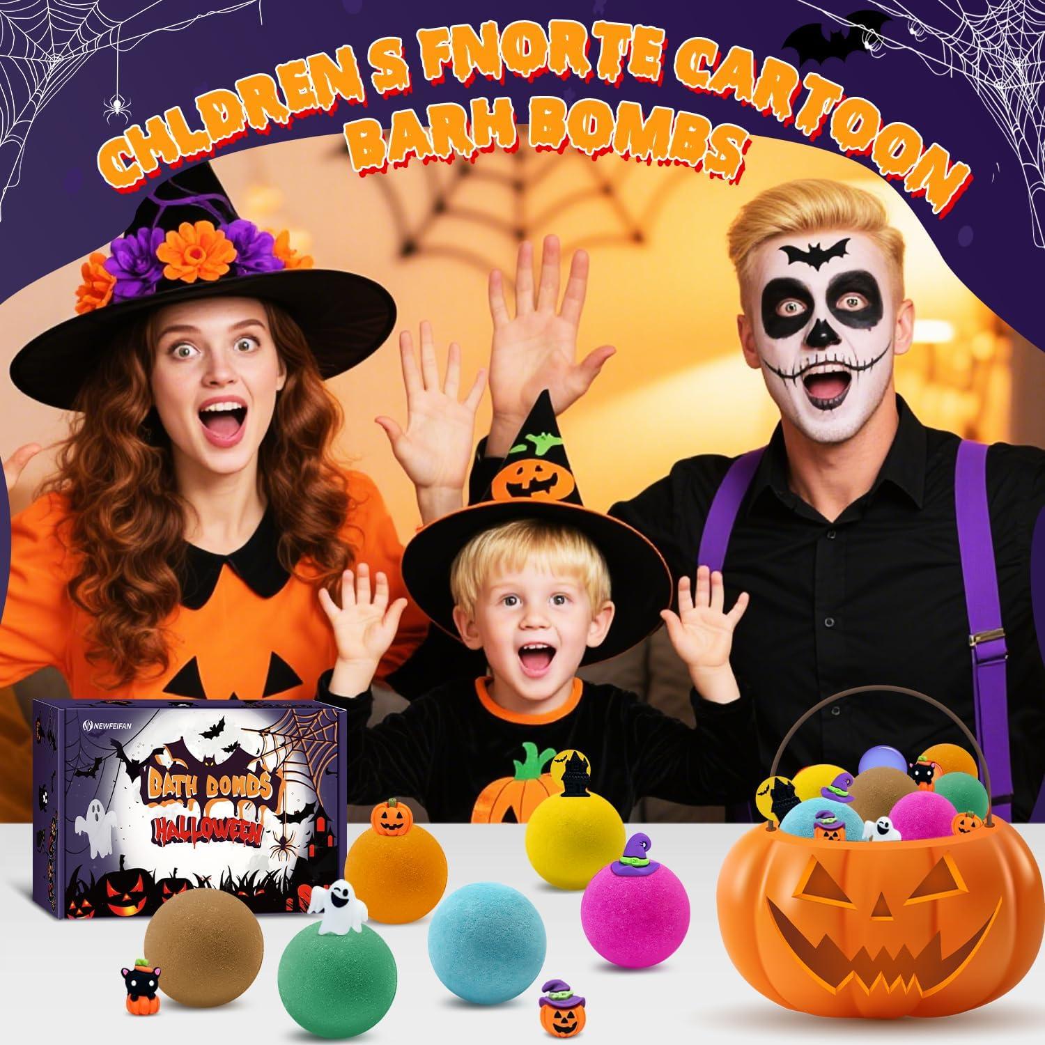 Set de 6 Bombas de Baño Halloween con Juguetes Sorpresa