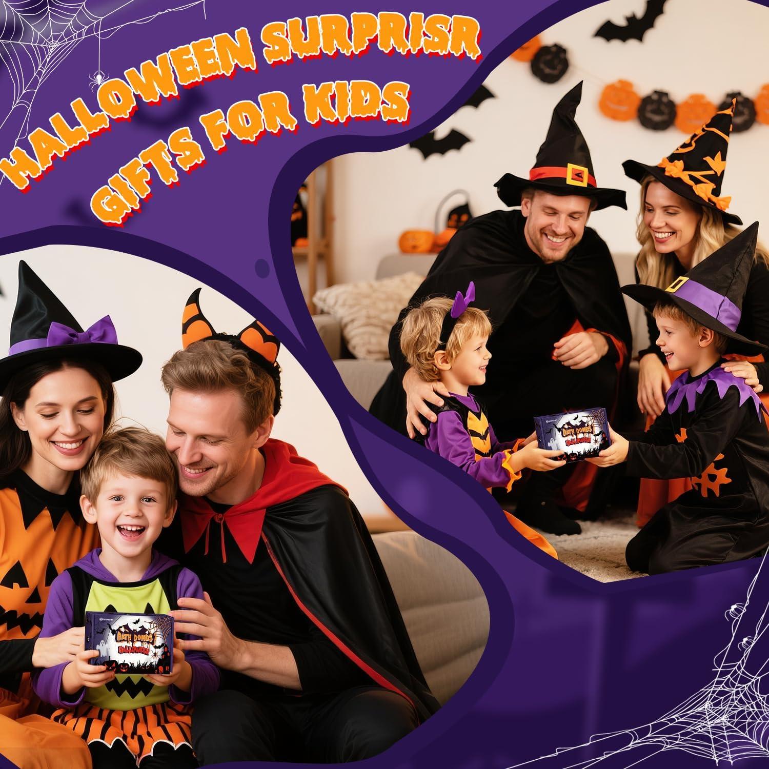 Set de 6 Bombas de Baño Halloween con Juguetes Sorpresa