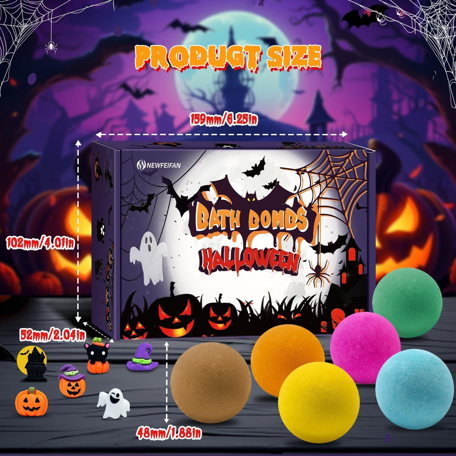 Set de 6 Bombas de Baño Halloween con Juguetes Sorpresa