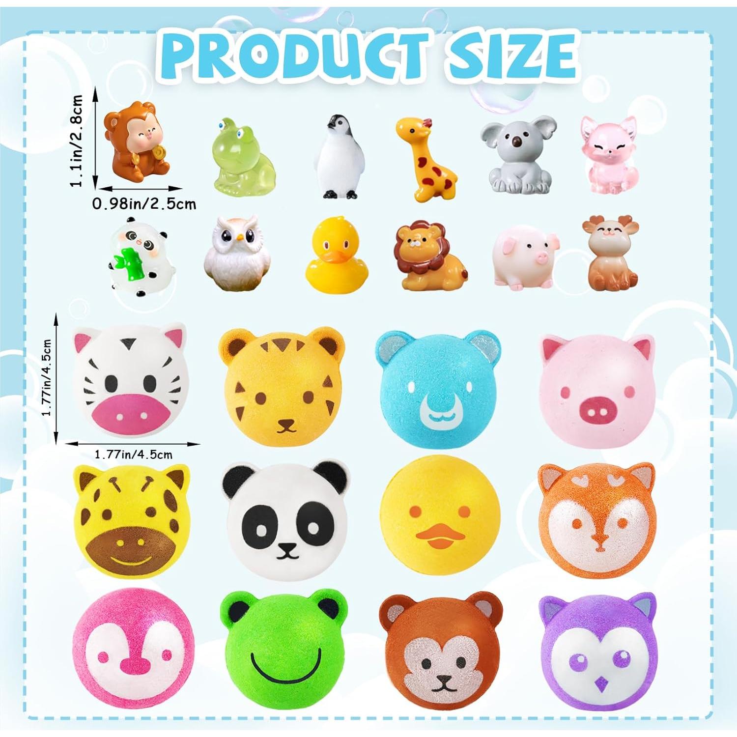 Set de 12 Bombas de Baño con Juguetes Sorpresa OuMuaMua