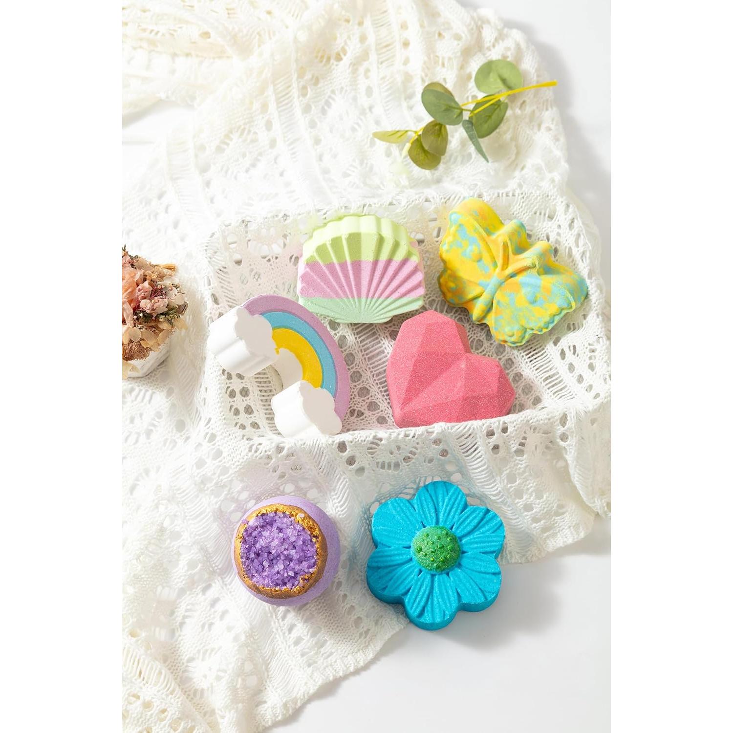 Juego de 6 Bombas de Baño XXXL 150g con Aceite Esencial