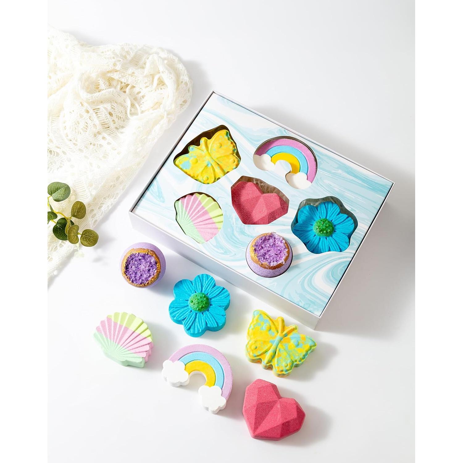 Juego de 6 Bombas de Baño XXXL 150g con Aceite Esencial