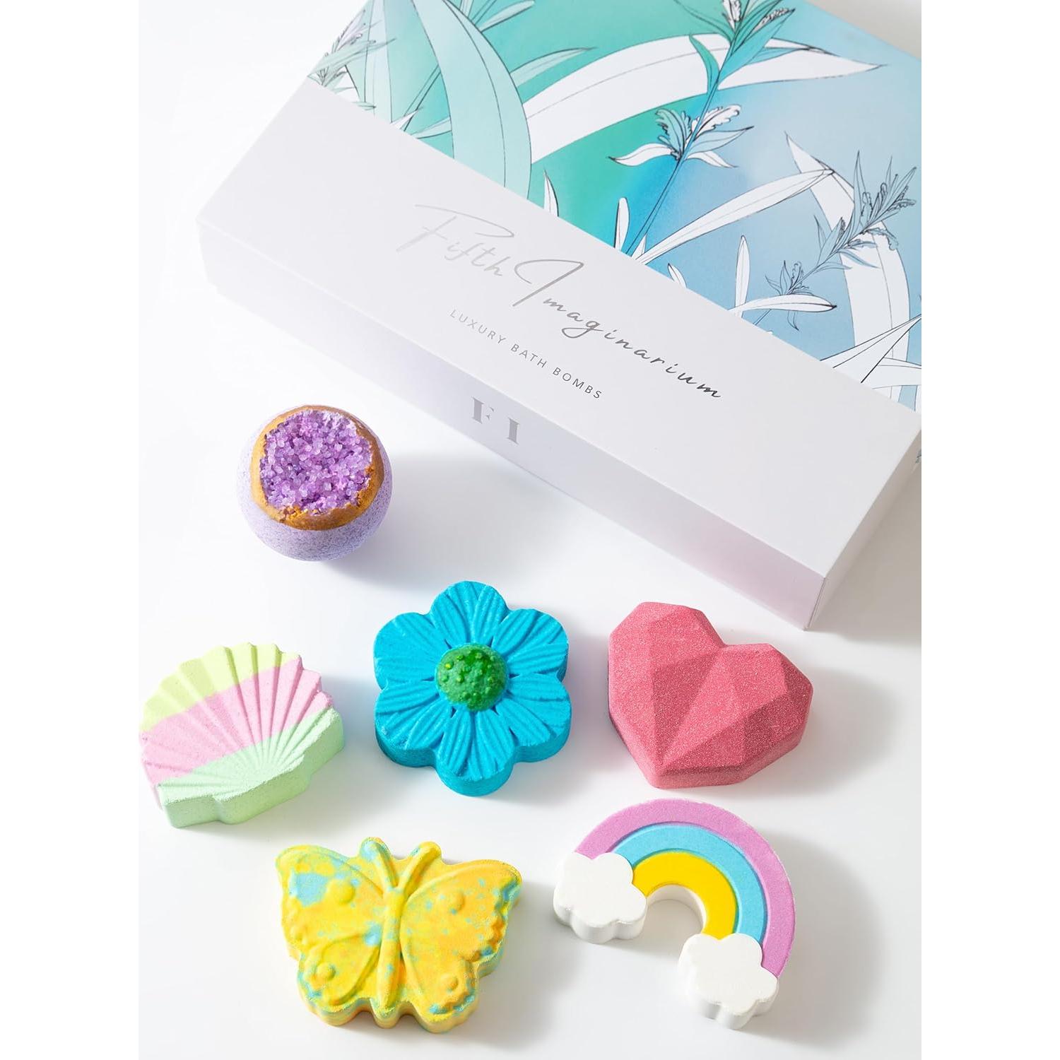 Juego de 6 Bombas de Baño XXXL 150g con Aceite Esencial