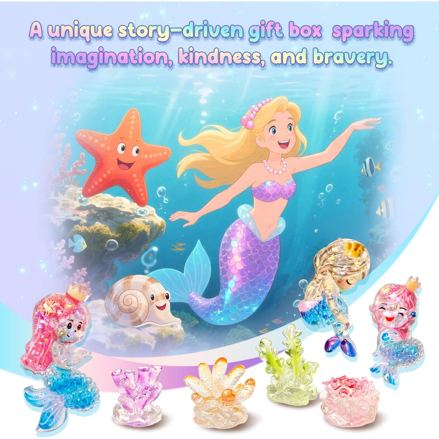 Set de Bombas de Baño Sirena Jumbo 8PK - Regalo para Niñas