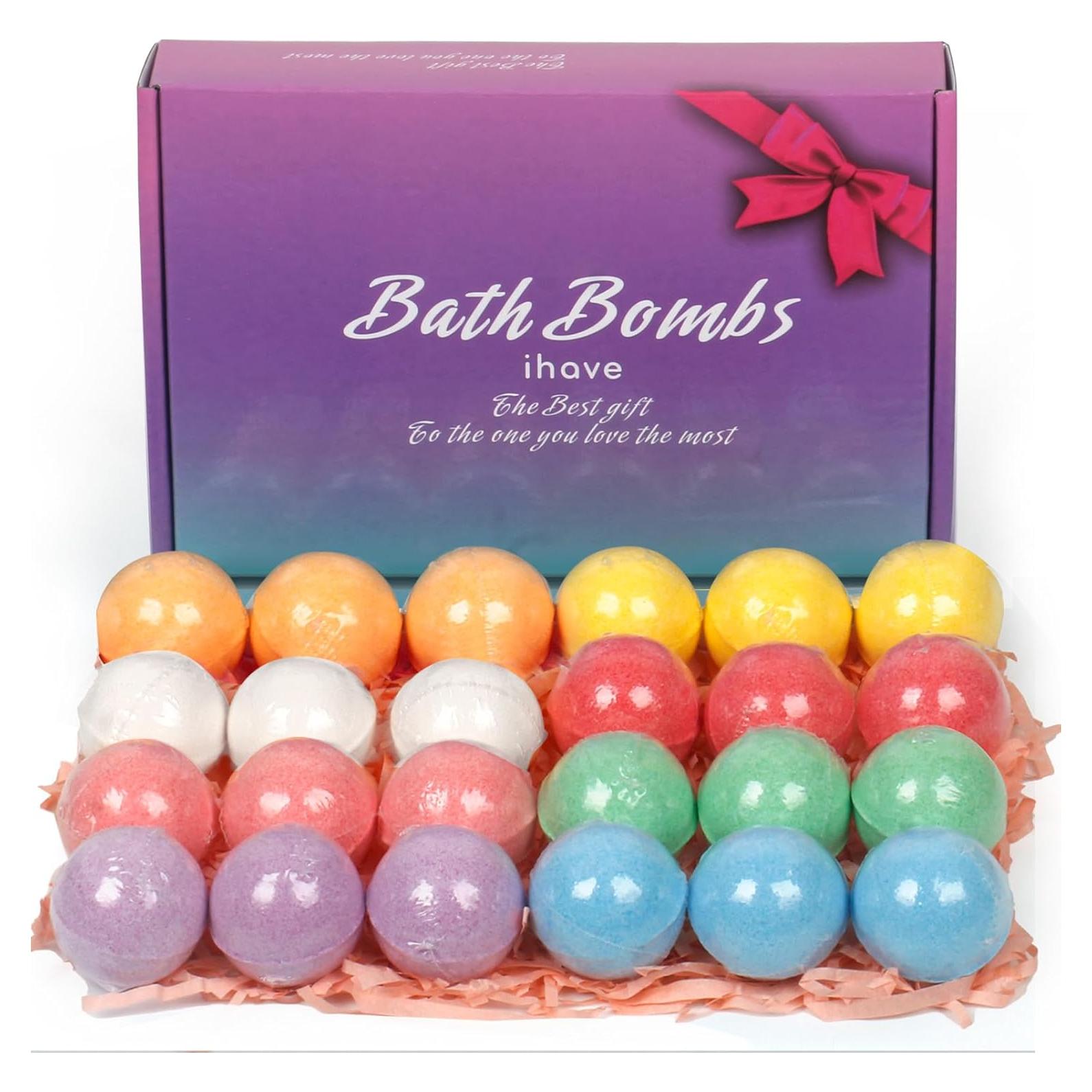 Set de 24 Bombas de Baño iHave para Niños - Aromas Variados