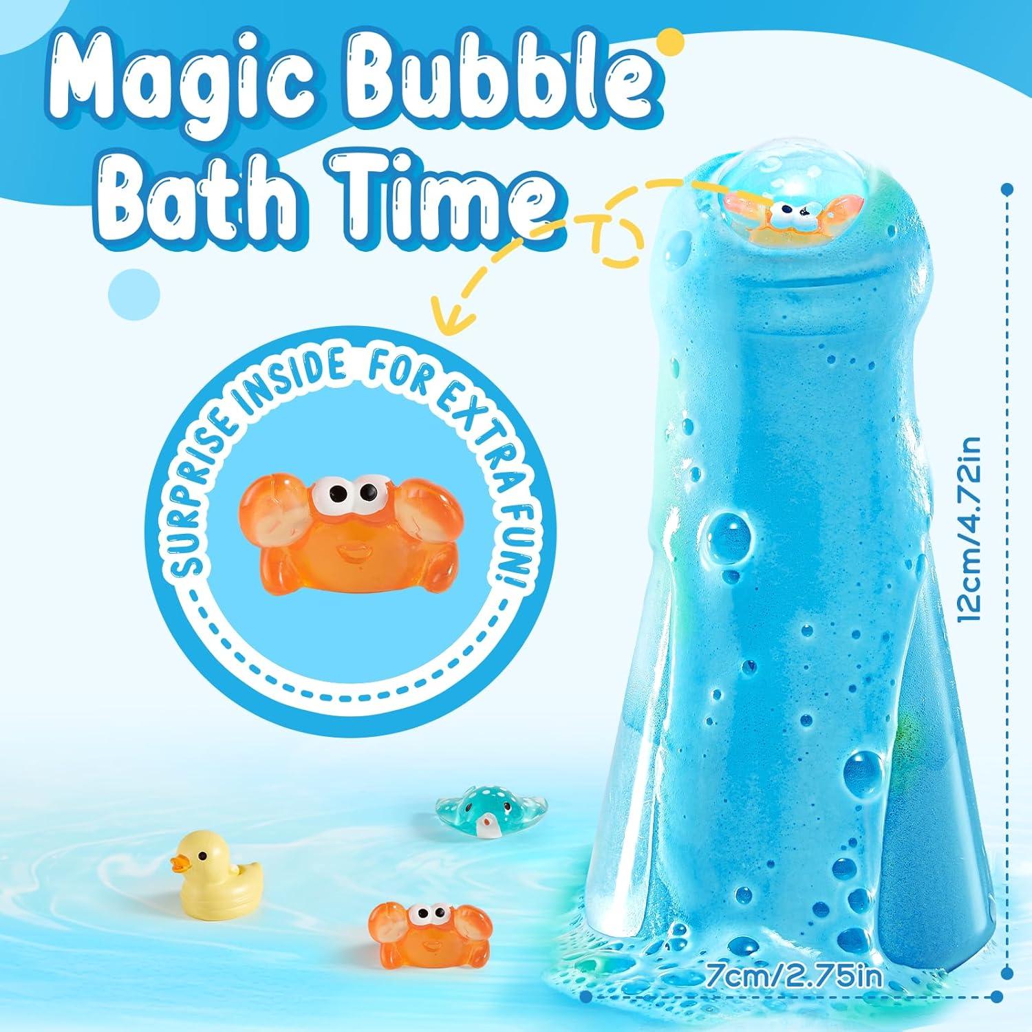 Kit de Bombas de Baño TUZT con 12 Juguetes Sorpresa y 6 Burbujas