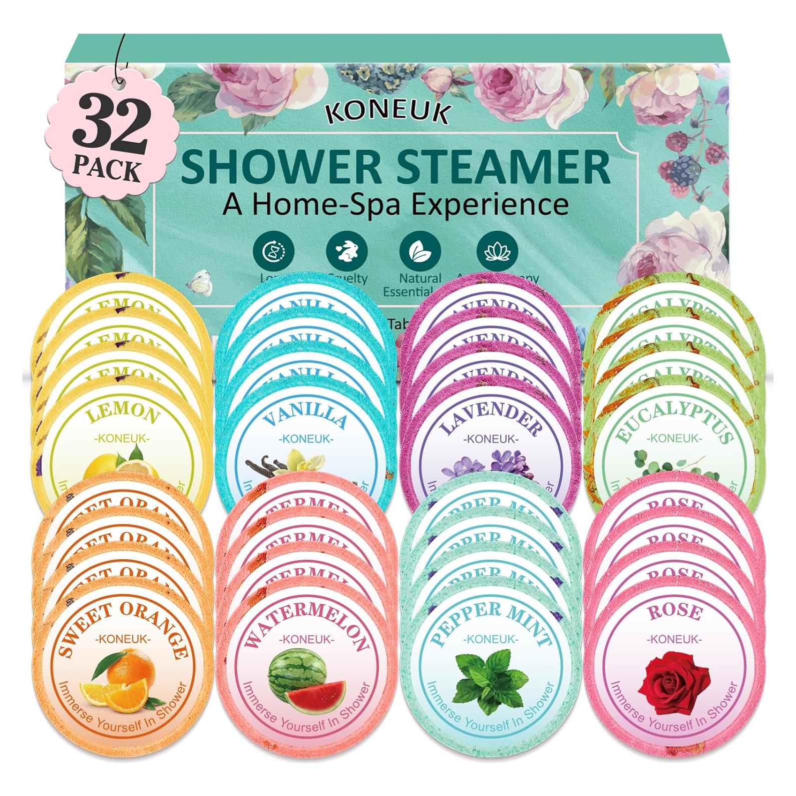 32 Bombas de Ducha Aromaterapia KONEUK - Regalos Spa