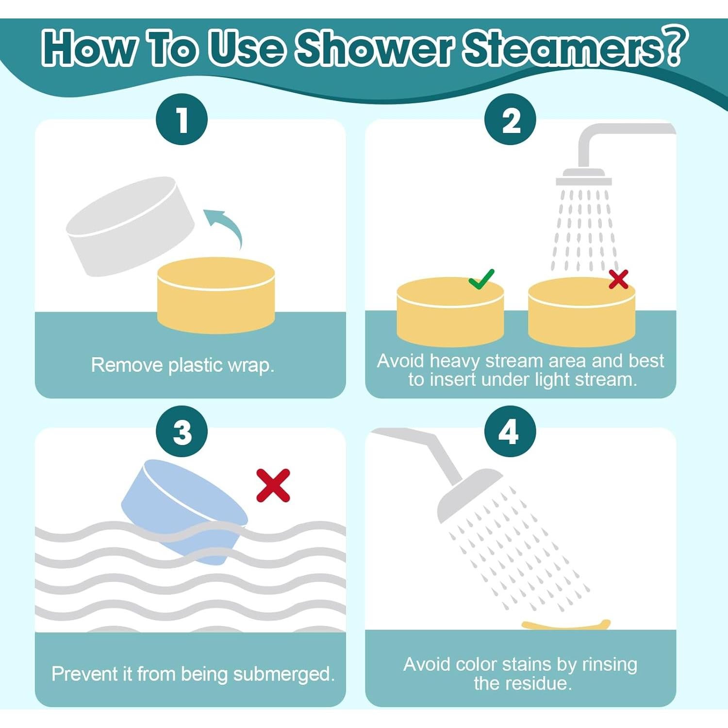 32 Bombas de Ducha Aromaterapia KONEUK - Regalos Spa