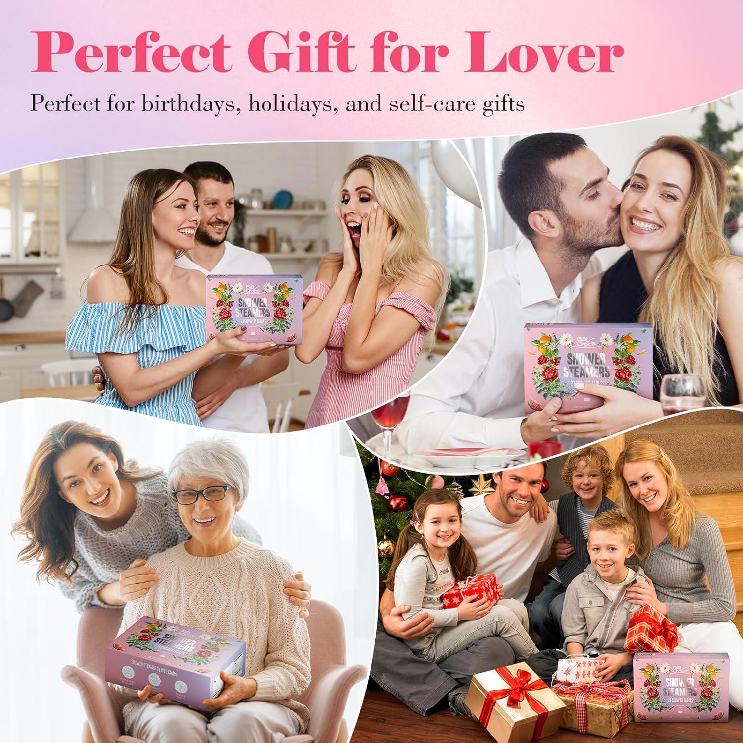 Bombas de Ducha Aromaterapia W&E Choice 21 Pack - Aceites Esenciales