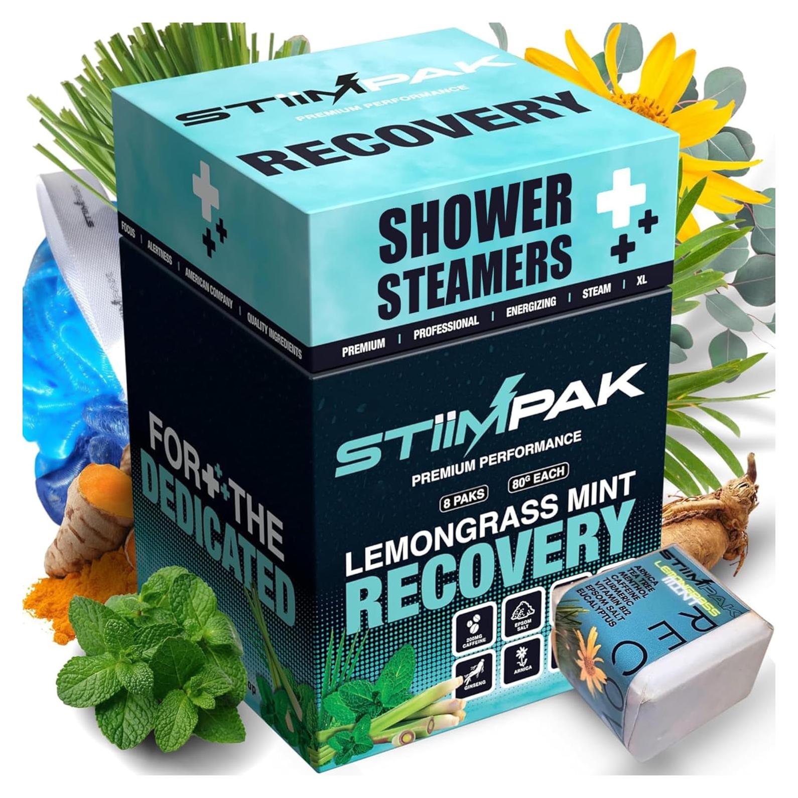 Vaporizadores de Ducha STiiMPAK 80g Eucalipto y Mentol