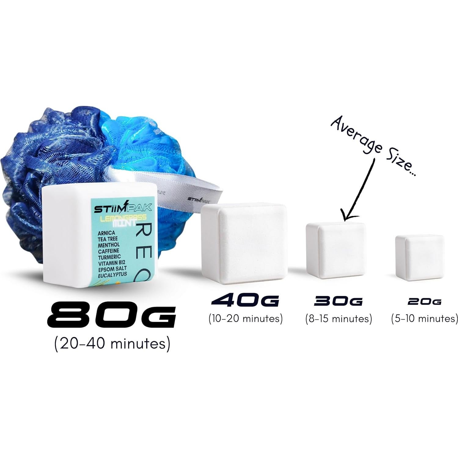 Vaporizadores de Ducha STiiMPAK 80g Eucalipto y Mentol