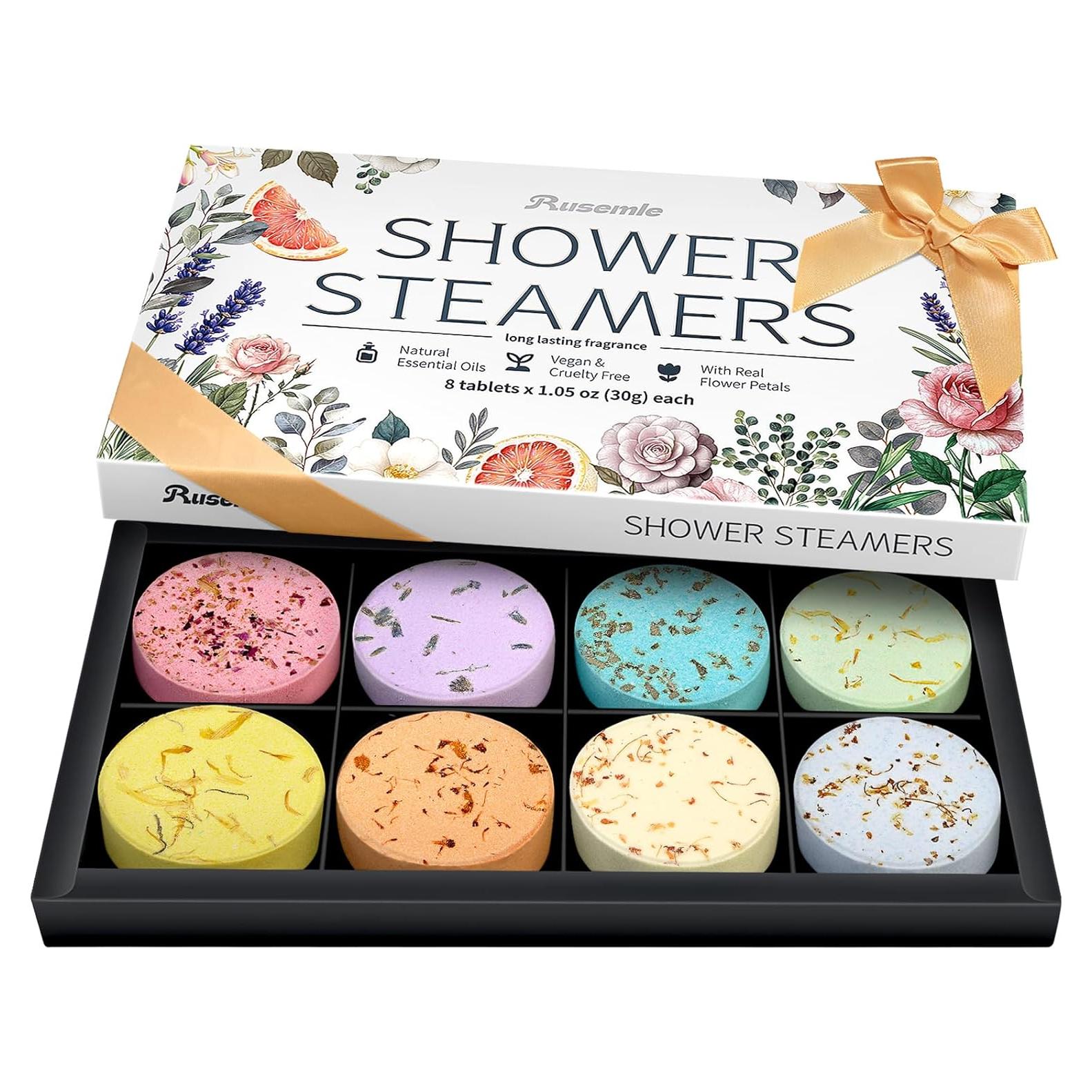 Bombas de Vapor de Ducha RUSEMLE - 8 Aromas Relajantes