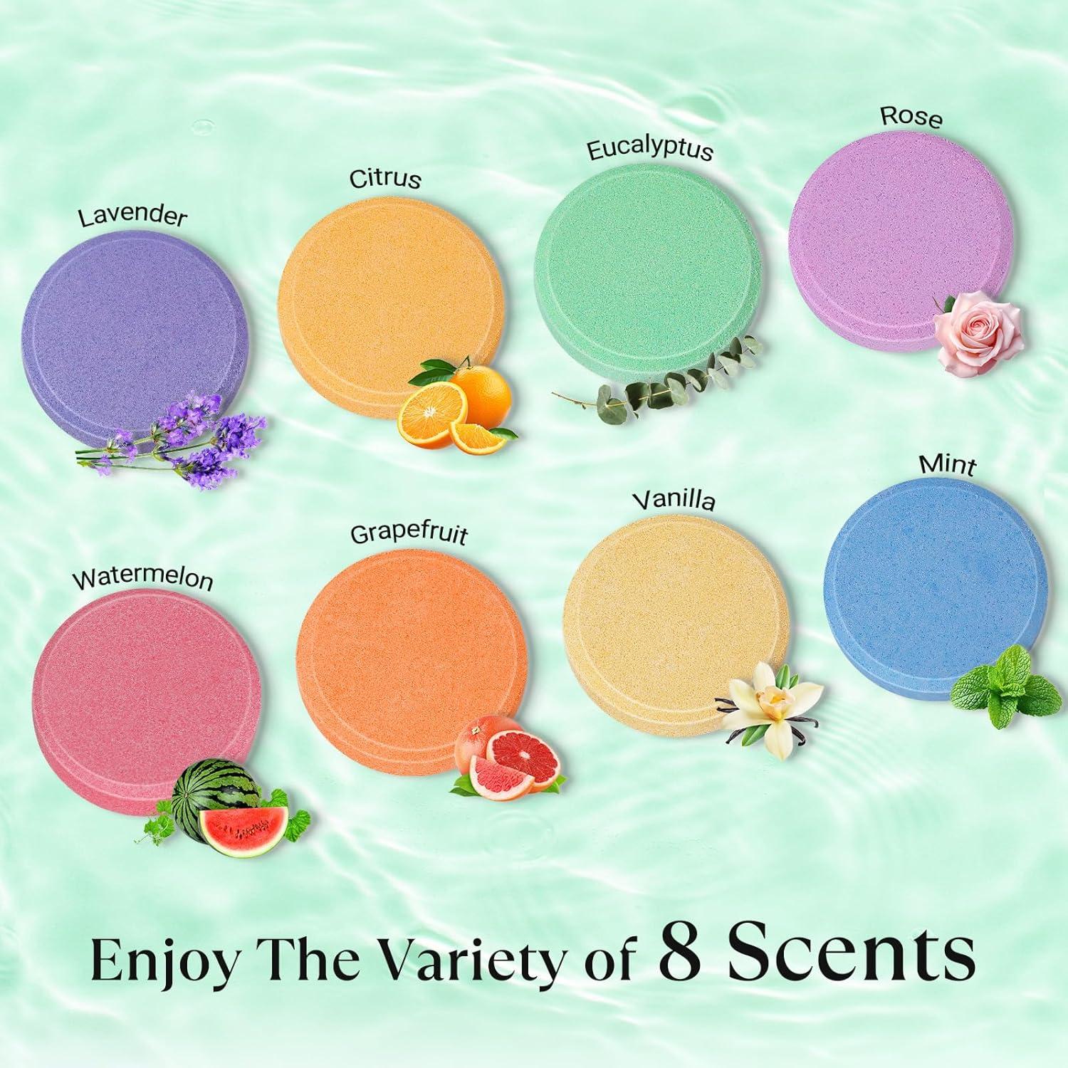 Tabletas de Ducha Aromáticas Linkax - Regalos de Spa para Mujeres