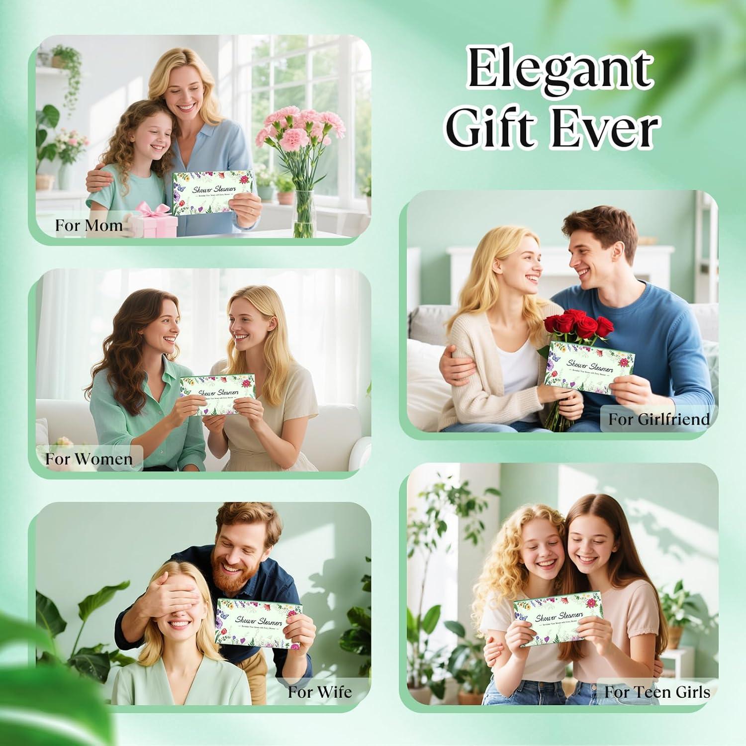 Tabletas de Ducha Aromáticas Linkax - Regalos de Spa para Mujeres