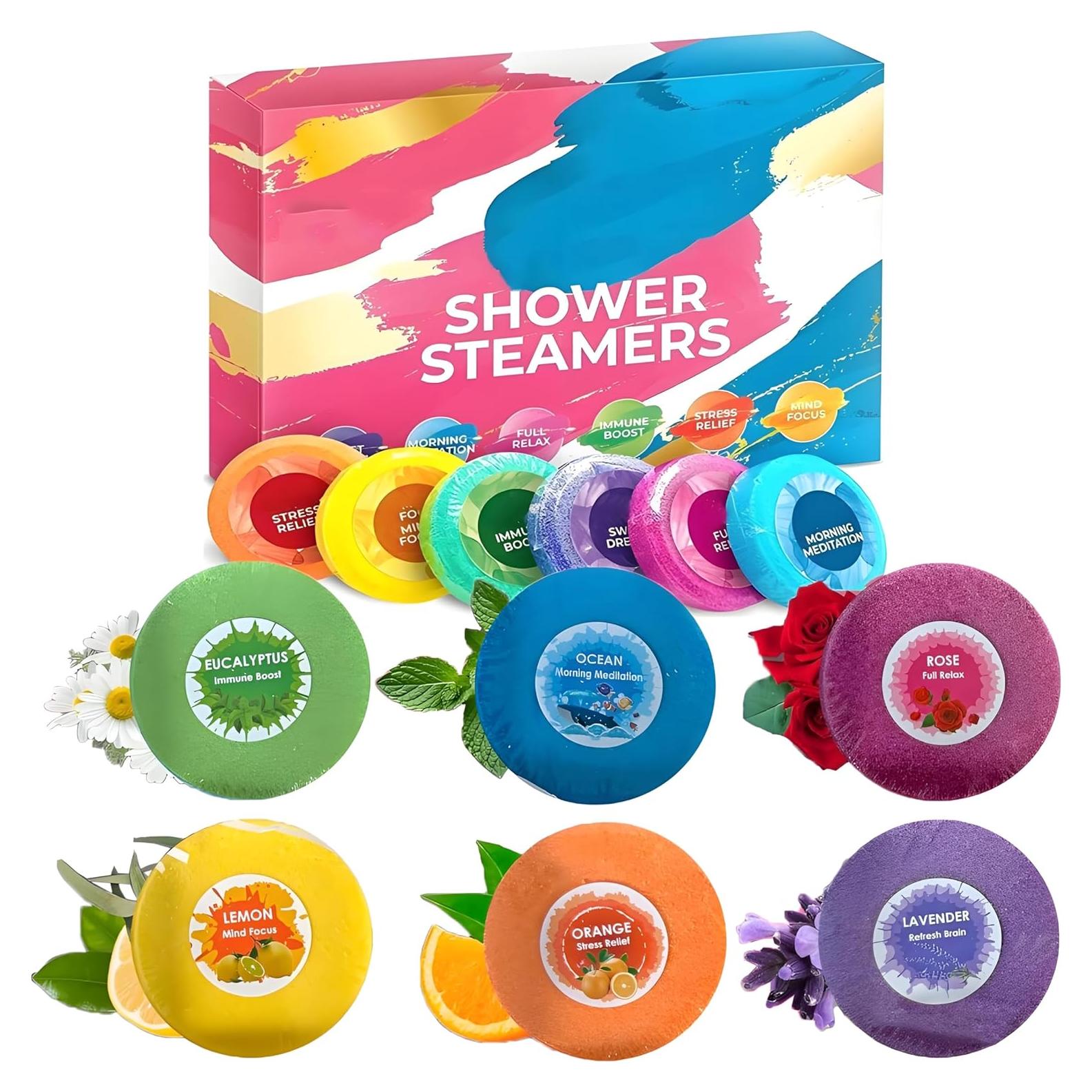 Tabletas de Vapor de Ducha Aromaterapia AOJUIGO - 6 Aromas