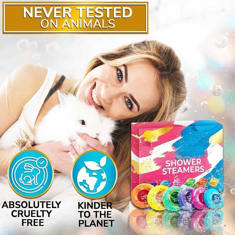 Tabletas de Vapor de Ducha Aromaterapia AOJUIGO - 6 Aromas