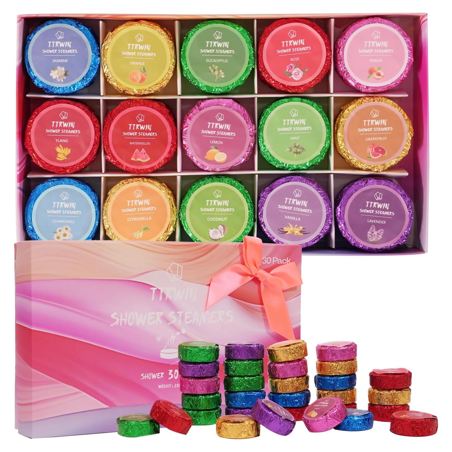 Bombas de Ducha Aromaterapia TTRWIN Paquete de 30 Piezas