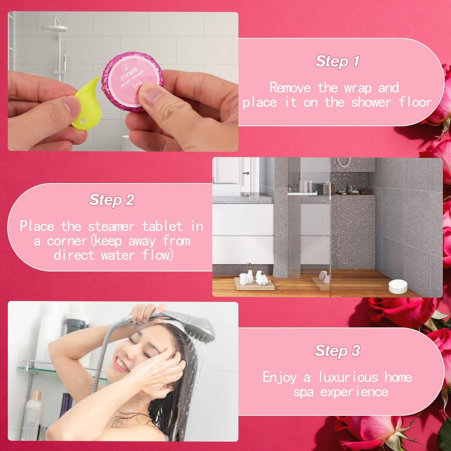 Bombas de Ducha Aromaterapia TTRWIN Paquete de 30 Piezas