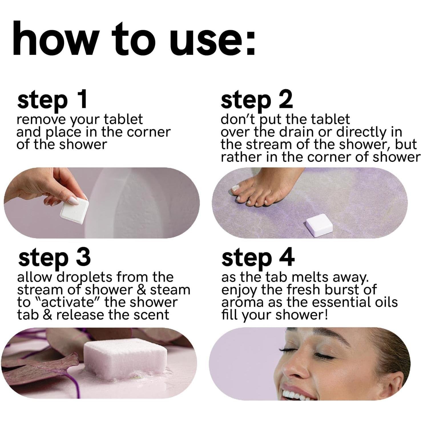 Vaporizadores de Ducha de Lavanda Zensah - Aromaterapia Relax