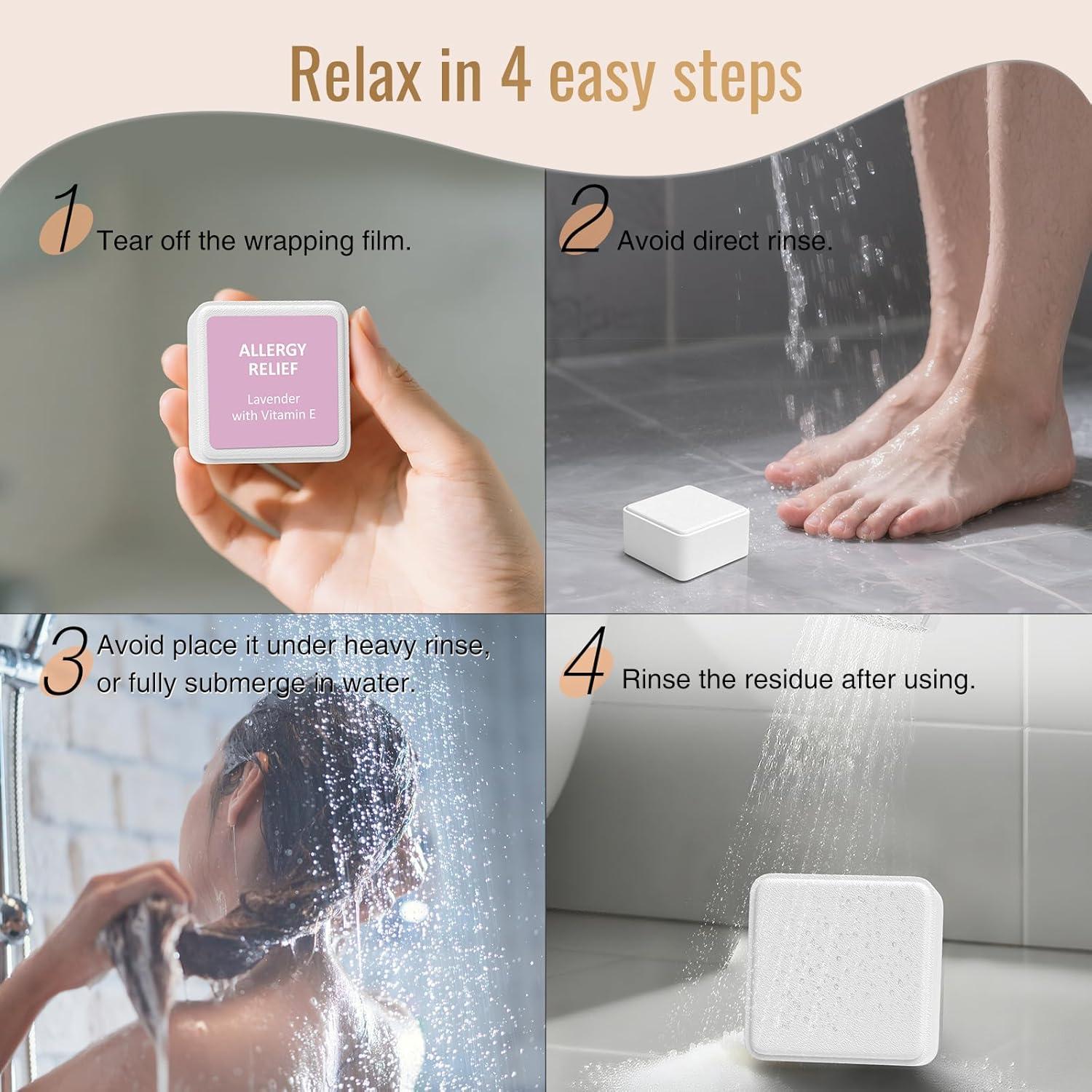 Bombas de Ducha Aromaterapia 10 Piezas WM Western Miracle - Relajación y Alivio del Estrés