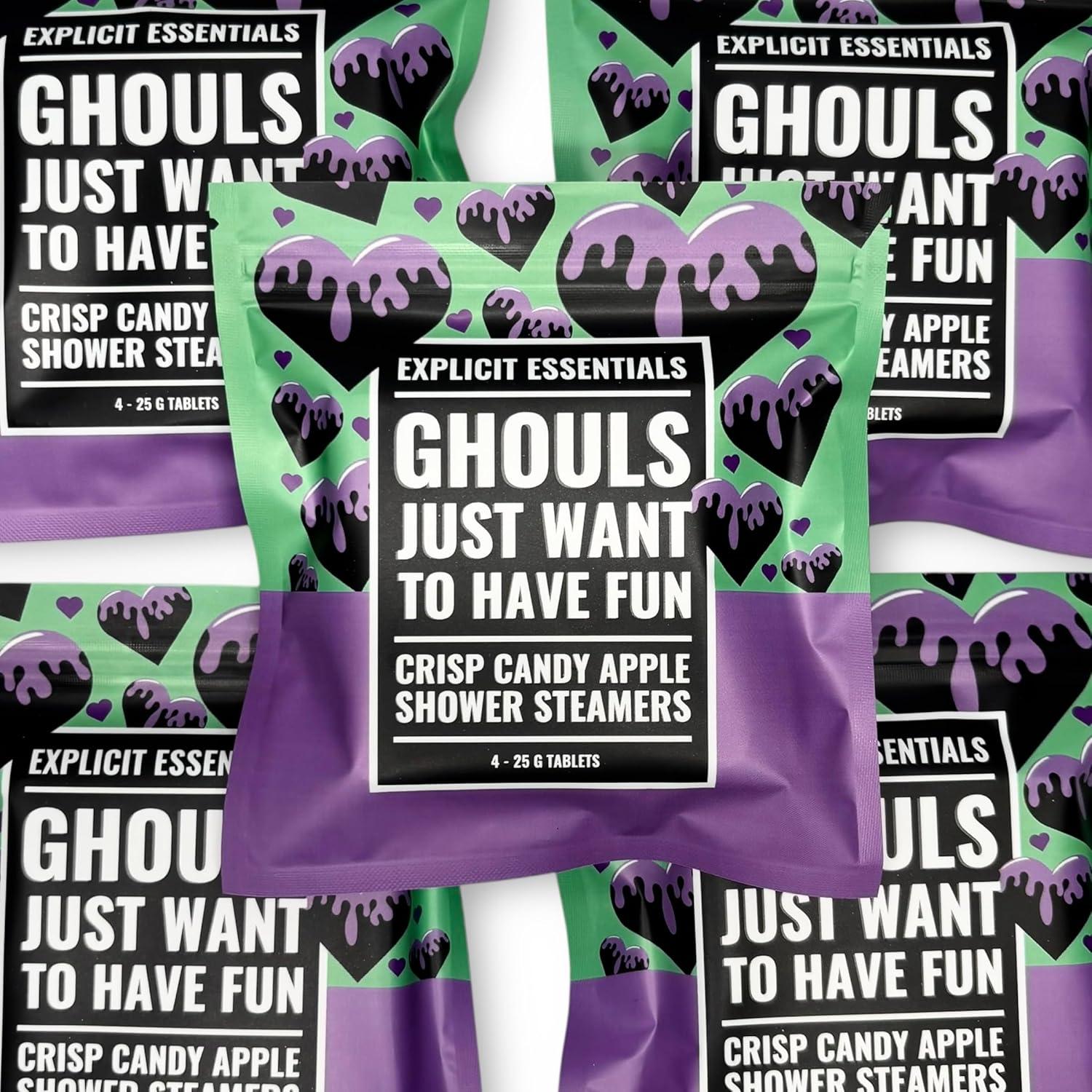 Vapores de Ducha de Halloween Esenciales Explícitos - 4 Unidades