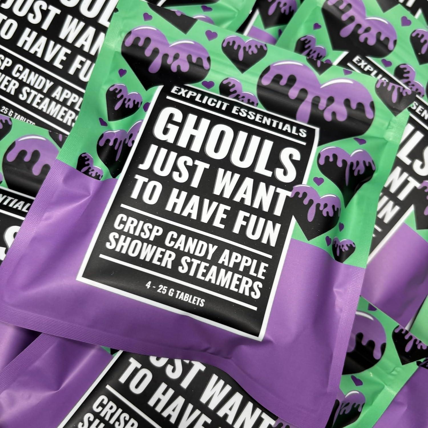 Vapores de Ducha de Halloween Esenciales Explícitos - 4 Unidades