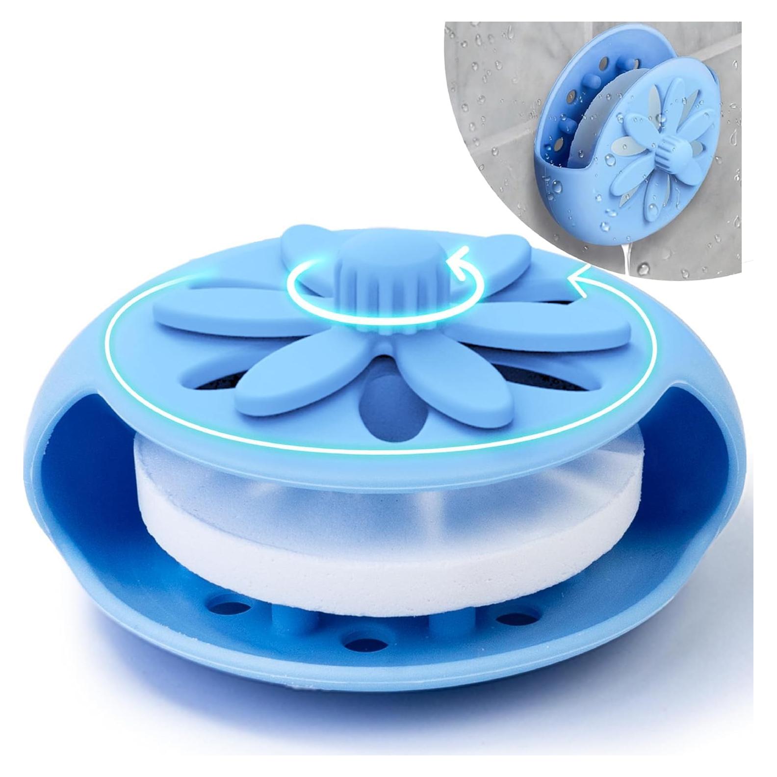 Bandeja de Vapor de Ducha Sharlovly Azul - Soporte Aromático 8.4x7.6 cm