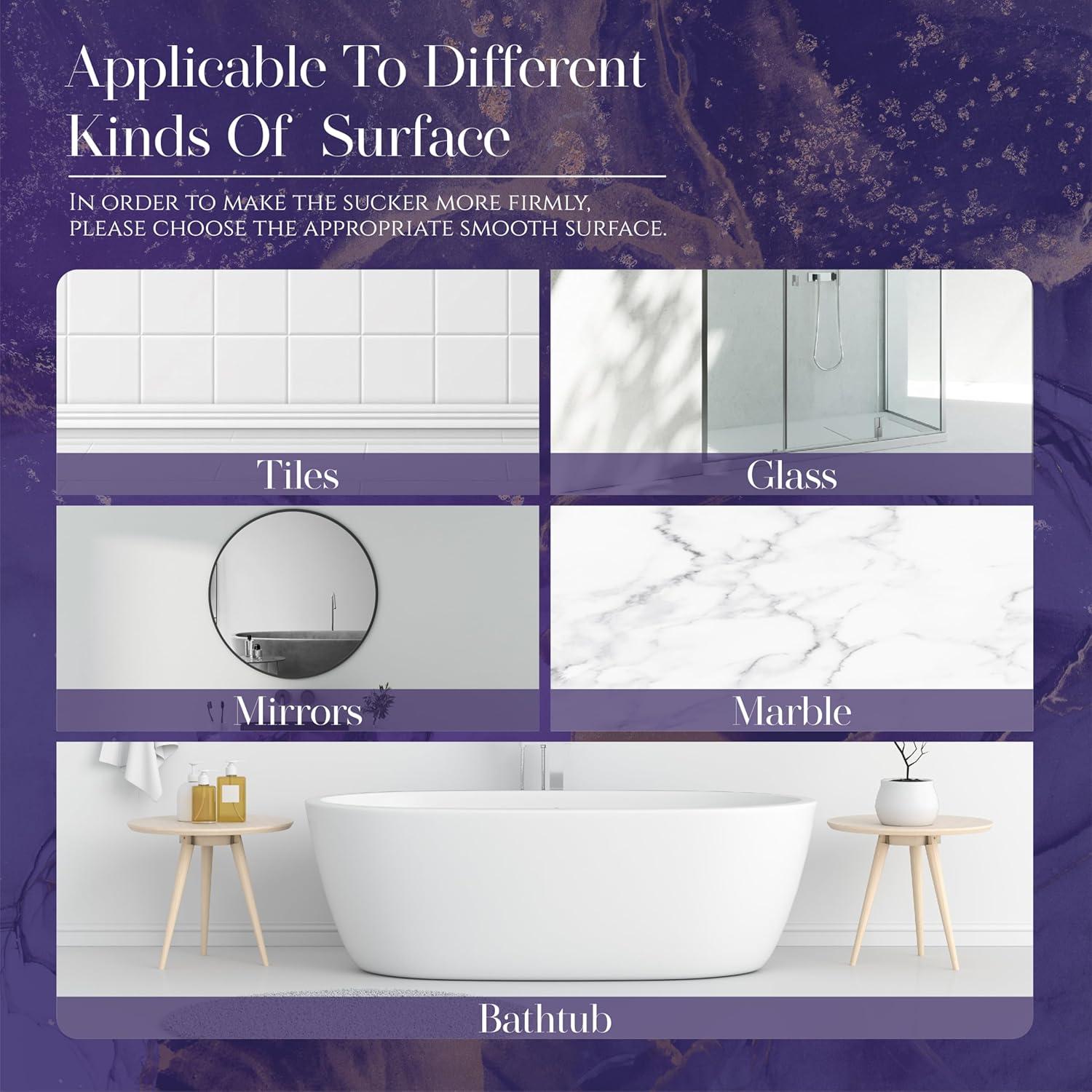 Bandeja de Vapor de Ducha Sharlovly Azul - Soporte Aromático 8.4x7.6 cm