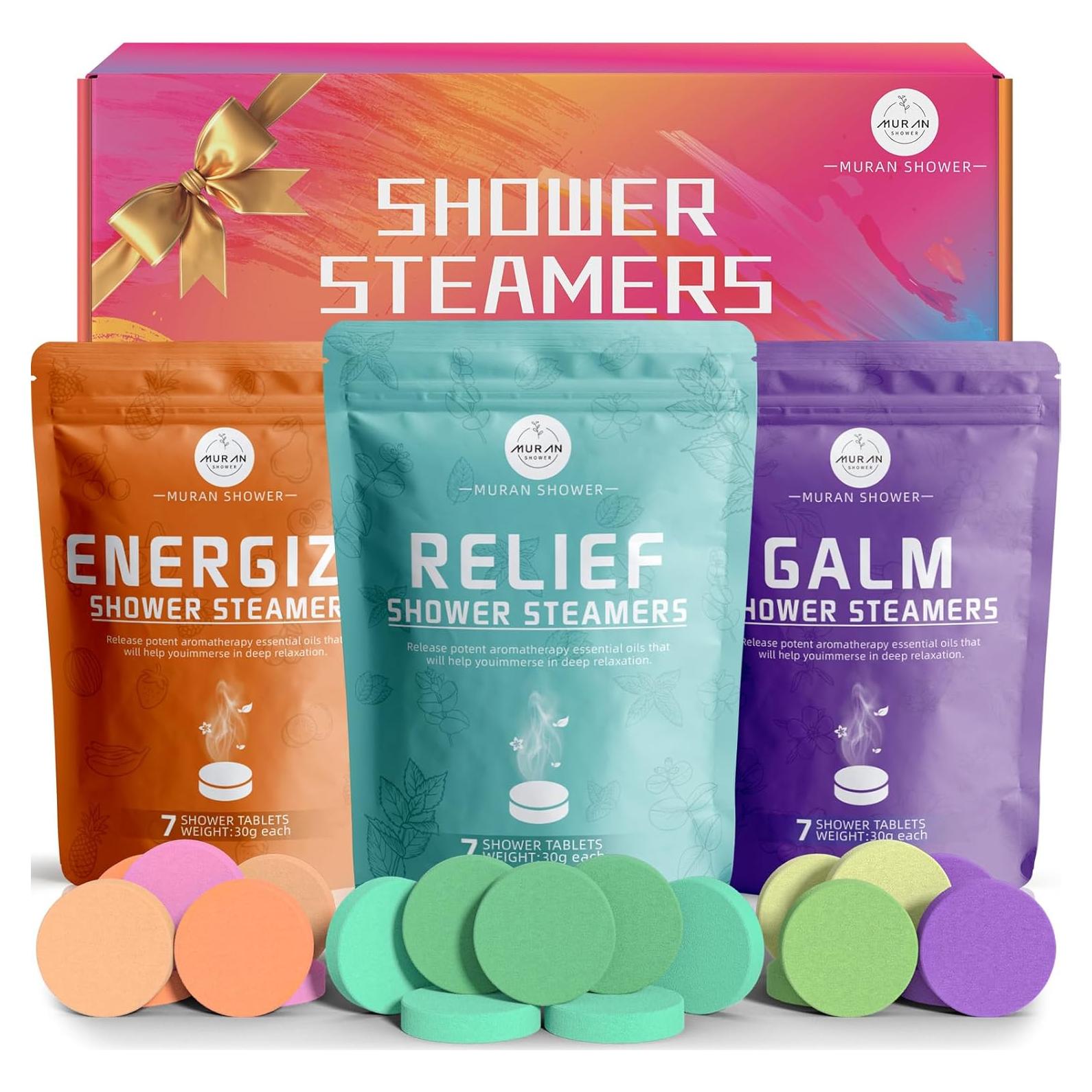 Bombas de Ducha Aromaterapia MURAN - Set de 21 Piezas