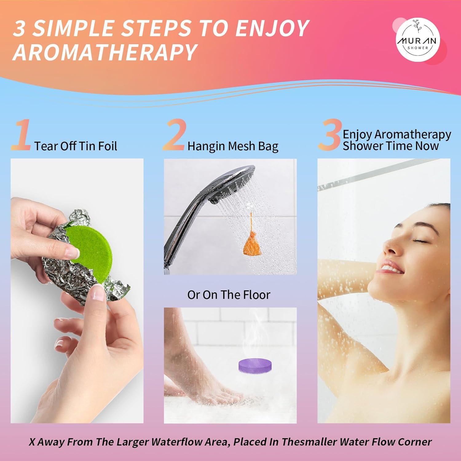 Bombas de Ducha Aromaterapia MURAN - Set de 21 Piezas