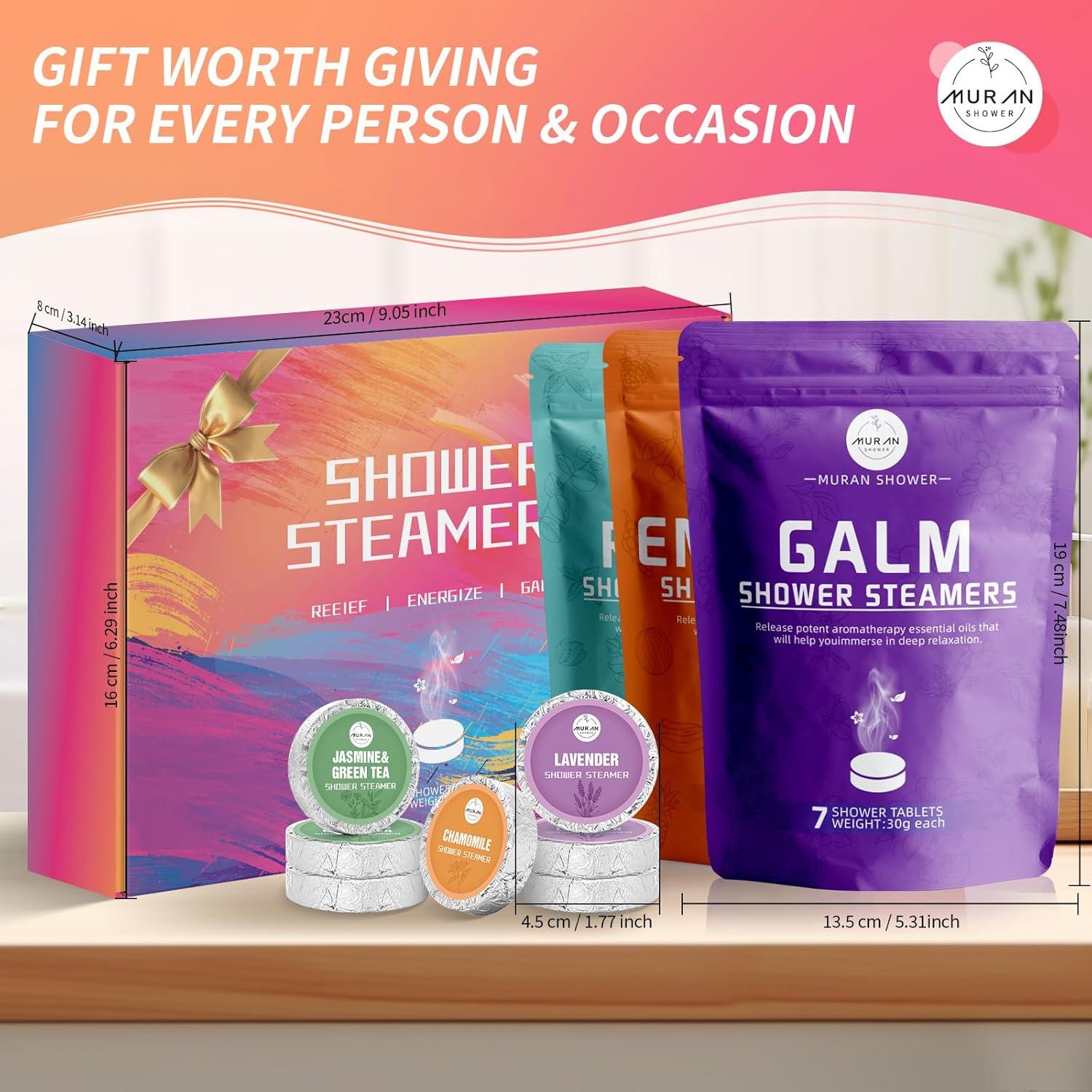 Bombas de Ducha Aromaterapia MURAN - Set de 21 Piezas